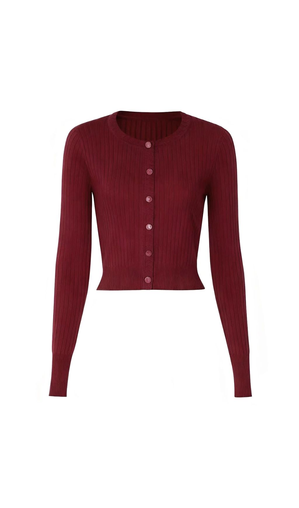 Jackie Wine Ribbed Knit Cardigan & Maxi Dress Set | Women's Elegant Co-ord