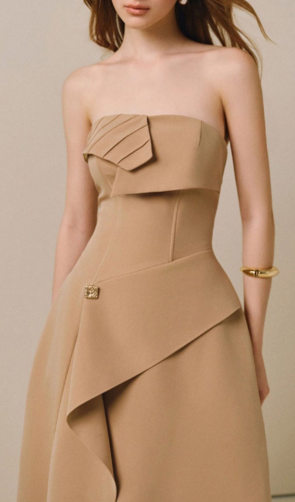 Justis Elegant Strapless Maxi Dress | Modern Formal Gown for Women