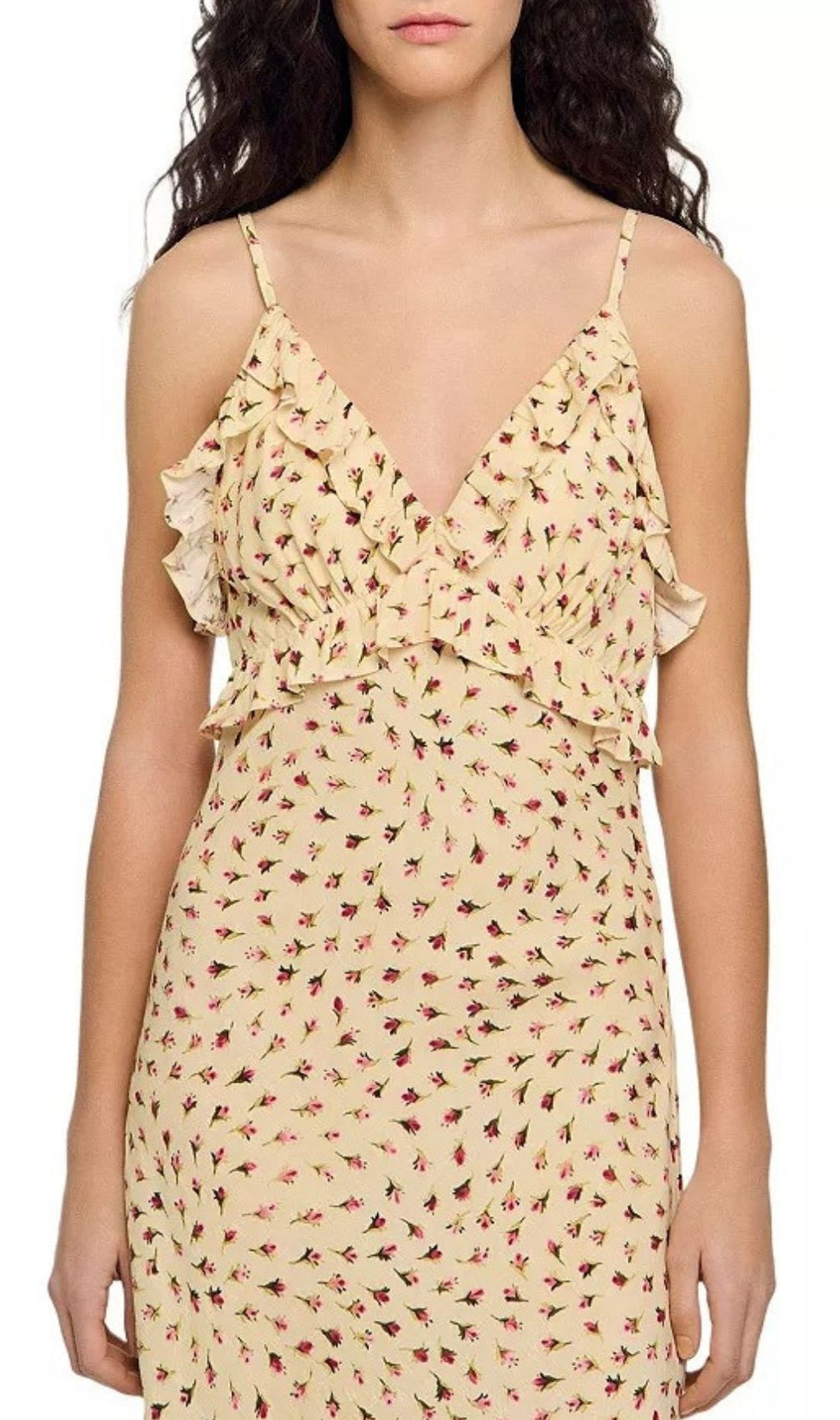 Soleane Floral Ruffle Maxi Dress - Breezy Summer Chic for Women