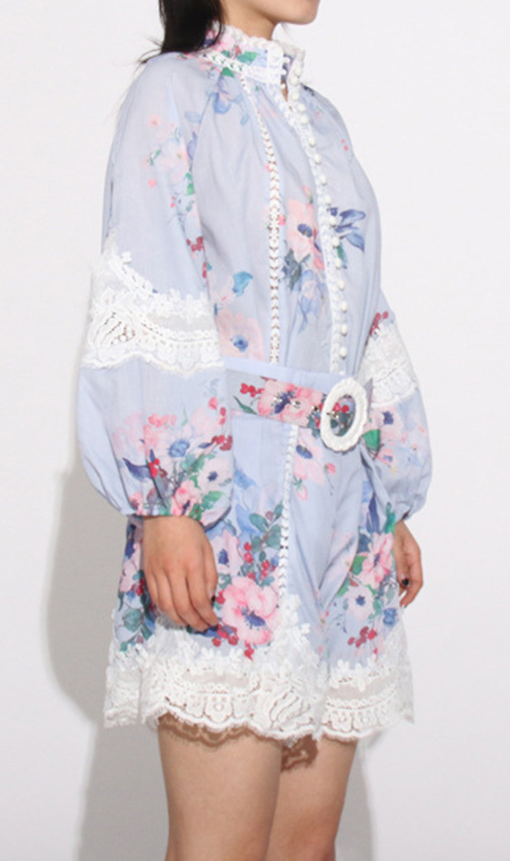 Elyse Flower Long Sleeve Two-Piece Set