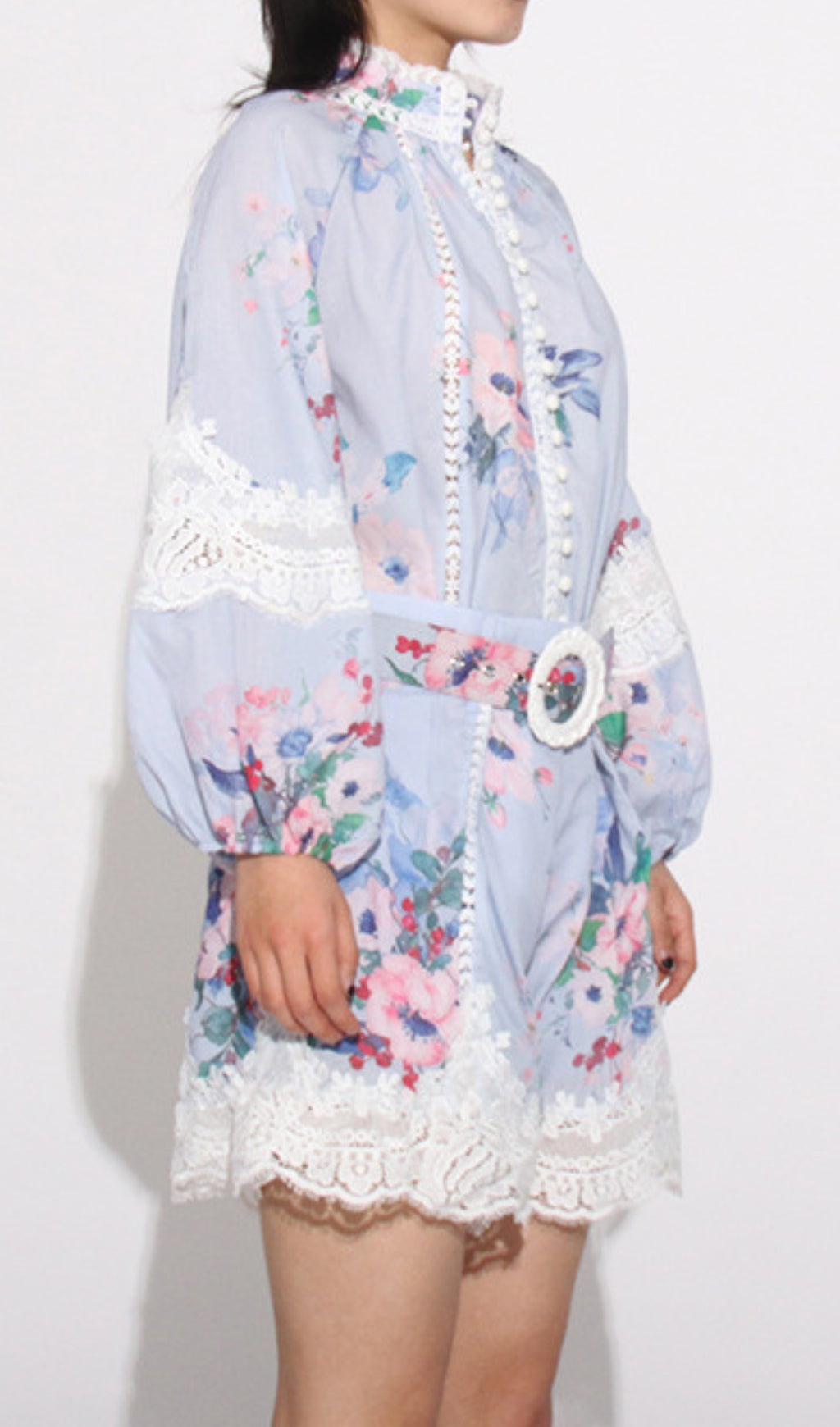 Elyse Flower Long Sleeve Two-Piece Set