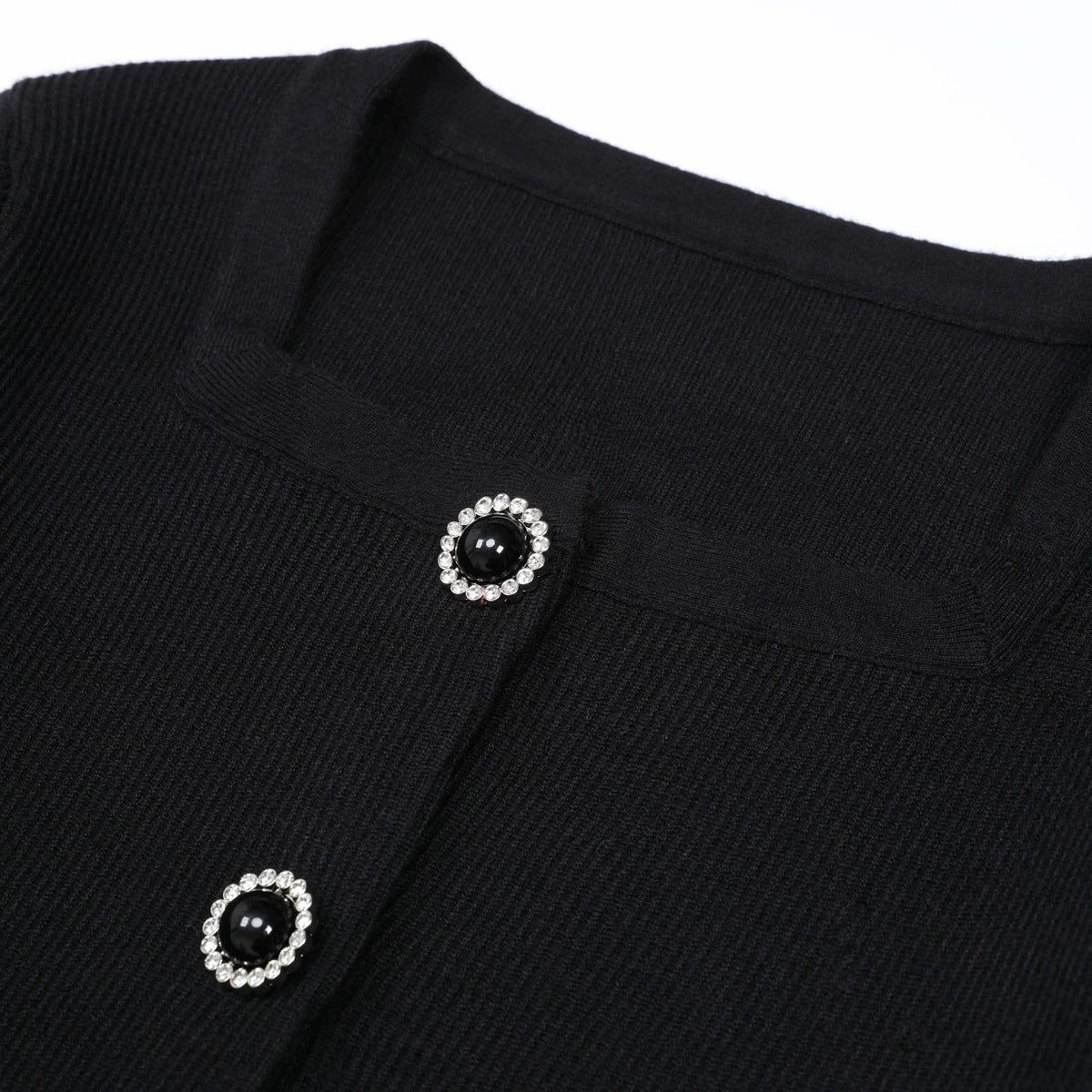 The June Knit Midi Dress: Elegant Ribbed Style with Embellished Belt