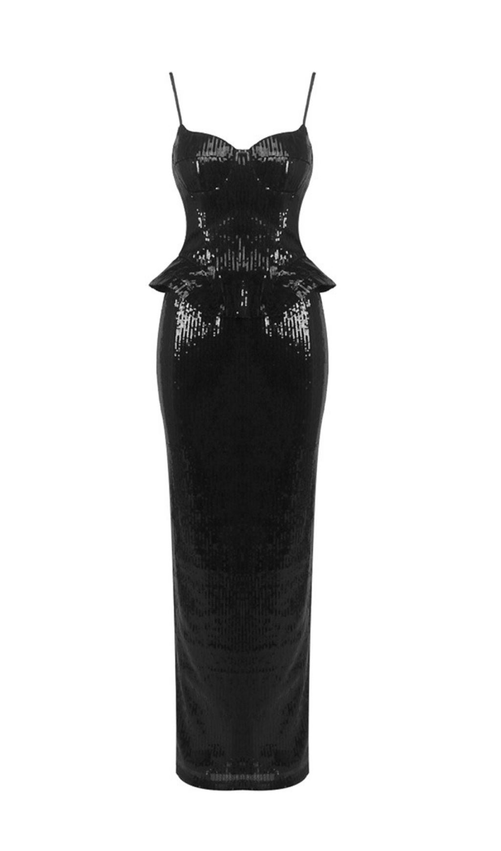 Kali Glamour Sequin Maxi Dress – Dazzling Evening Gown