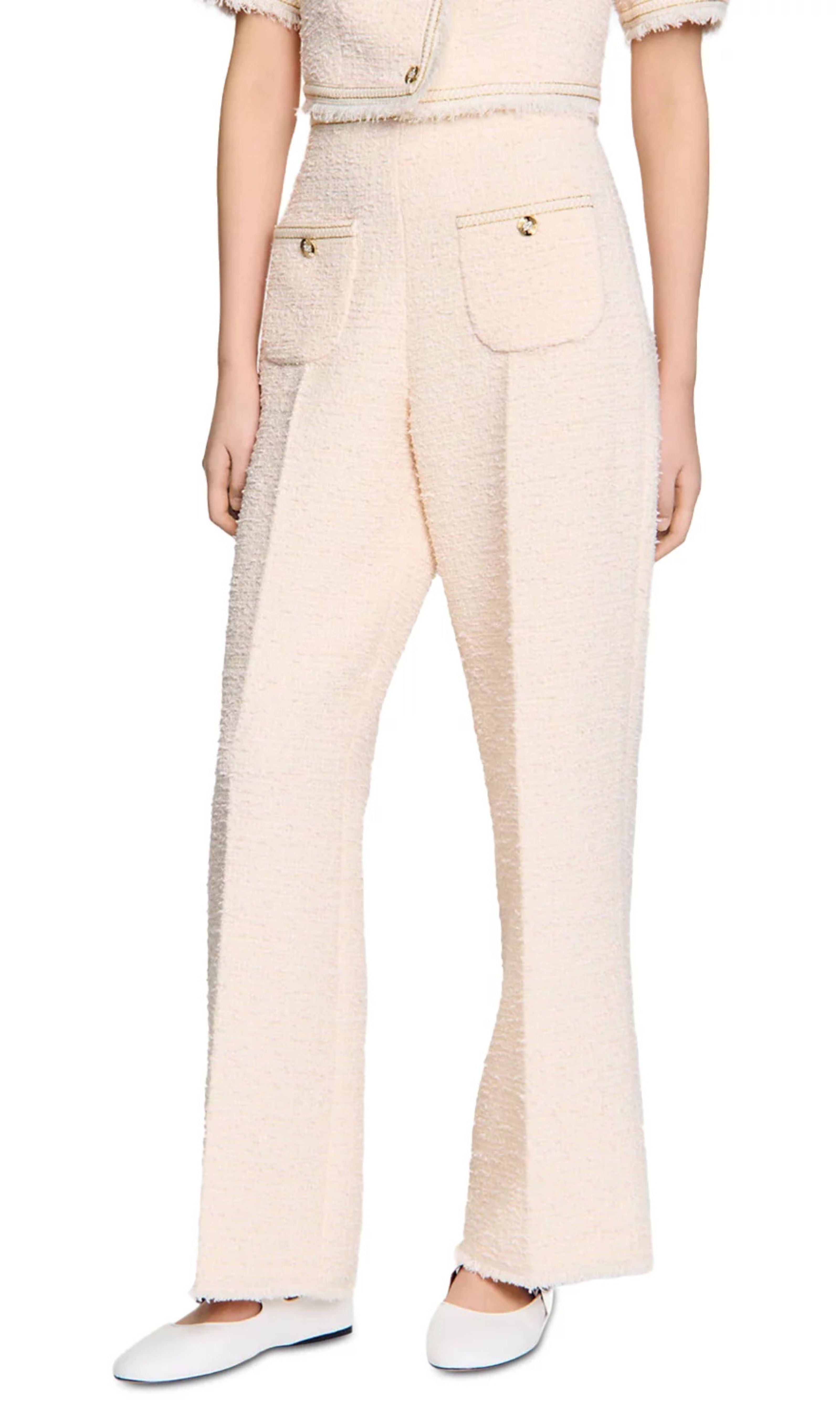 Decorative Tweed Trousers