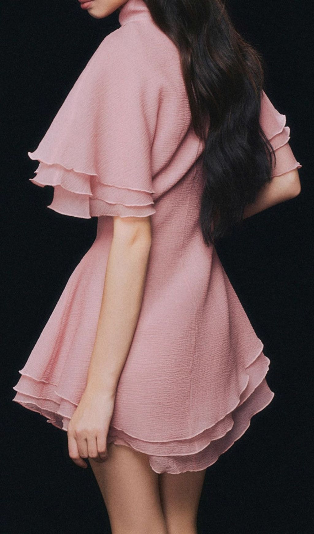 Glenda Pink Embellished Mini Dress