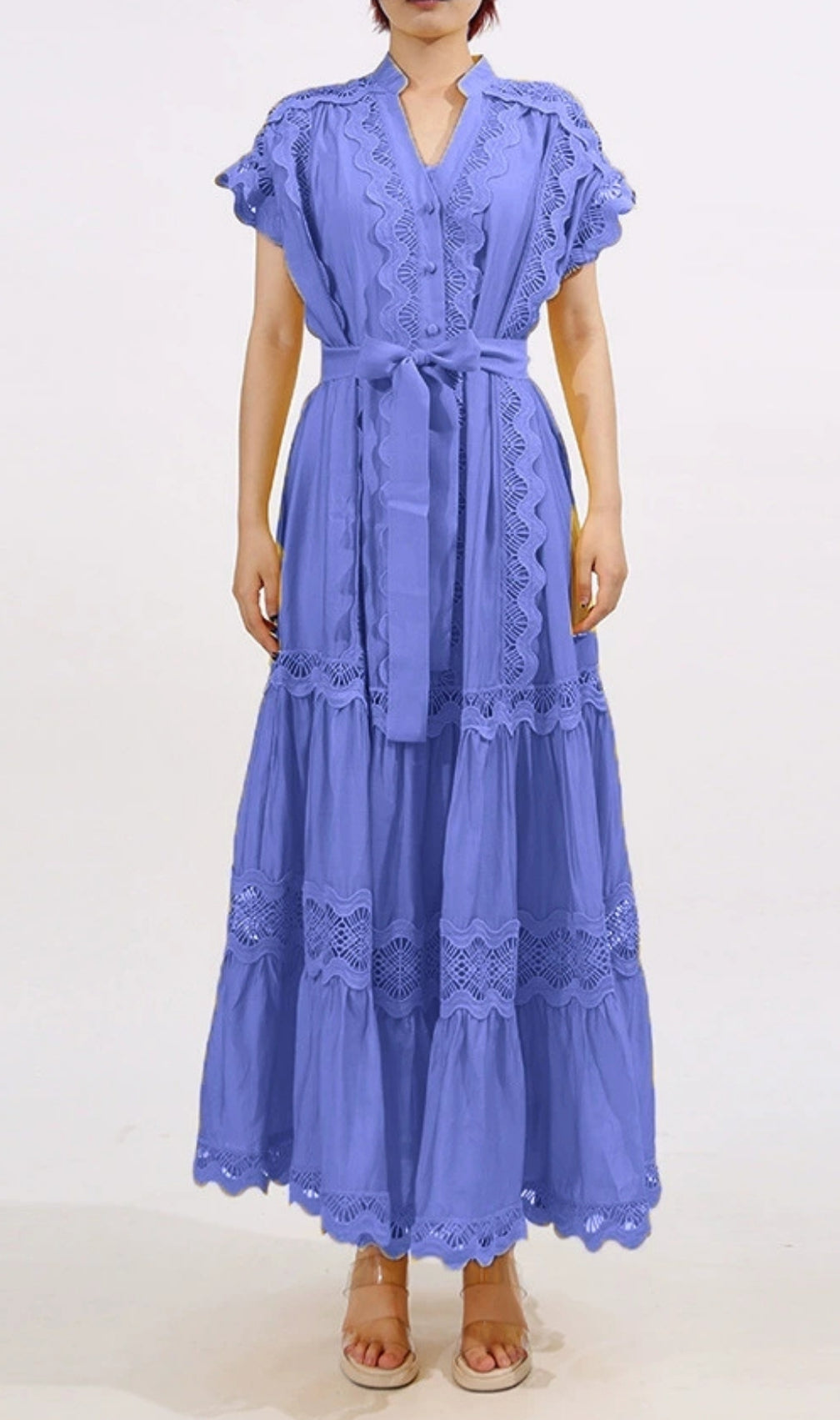 Fritzi V-Neck Maxi Dress