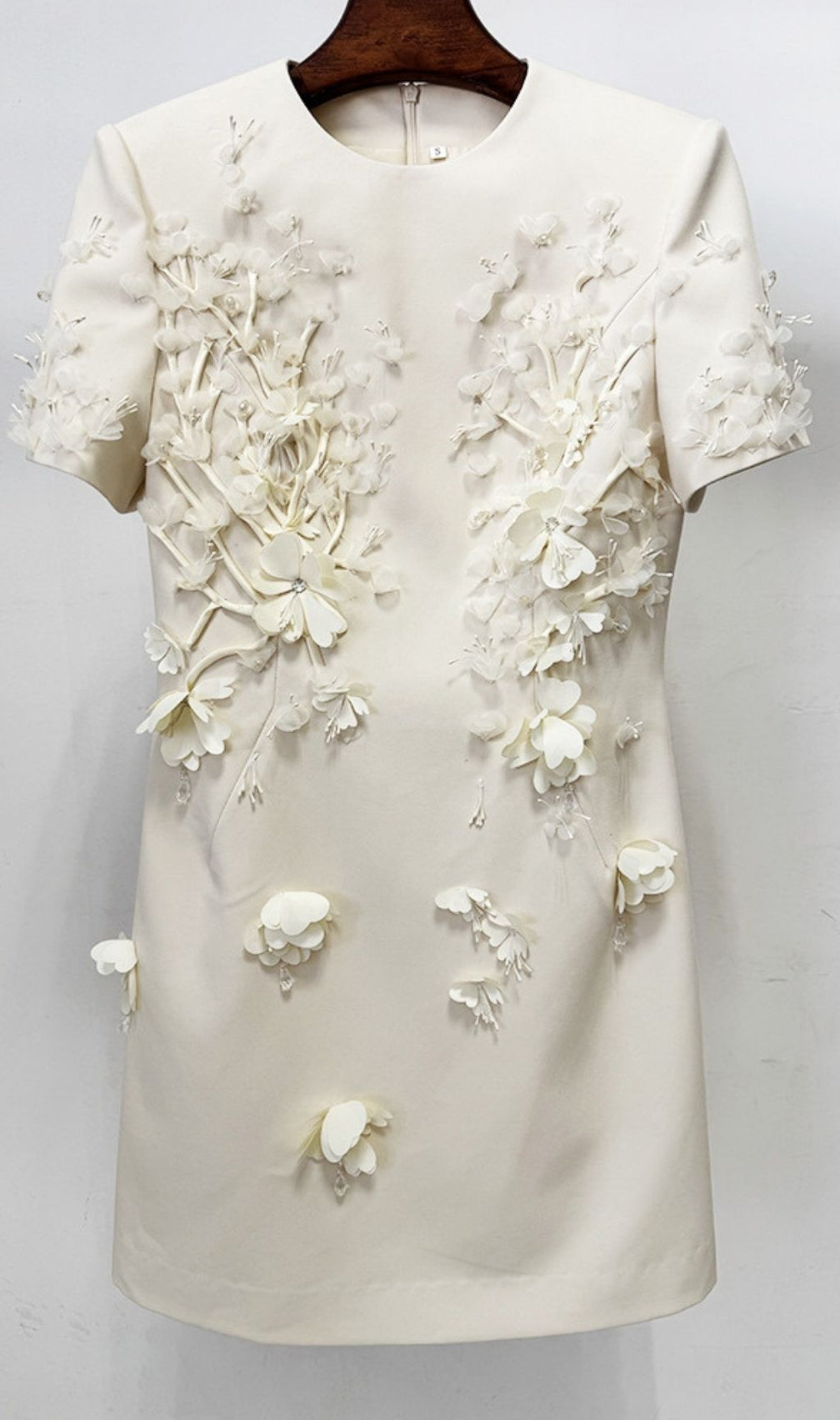 Kenda Chic 3D Floral & Crystal Embellished Mini Dress for Women