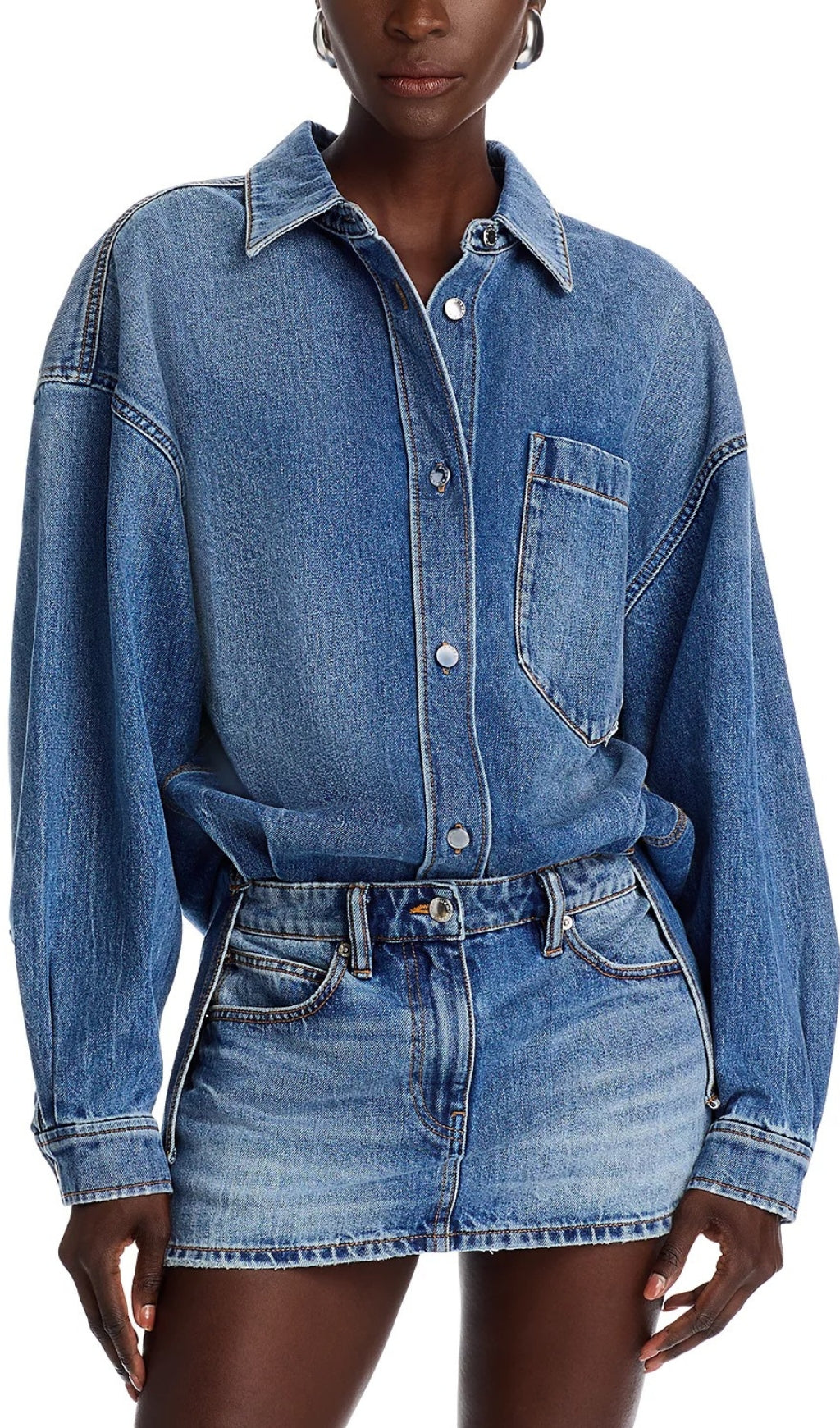 Pre Styled Denim Shirt Dress
