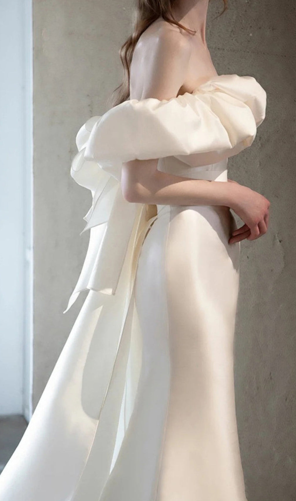 Avianna White One Shoulder Wedding Dress