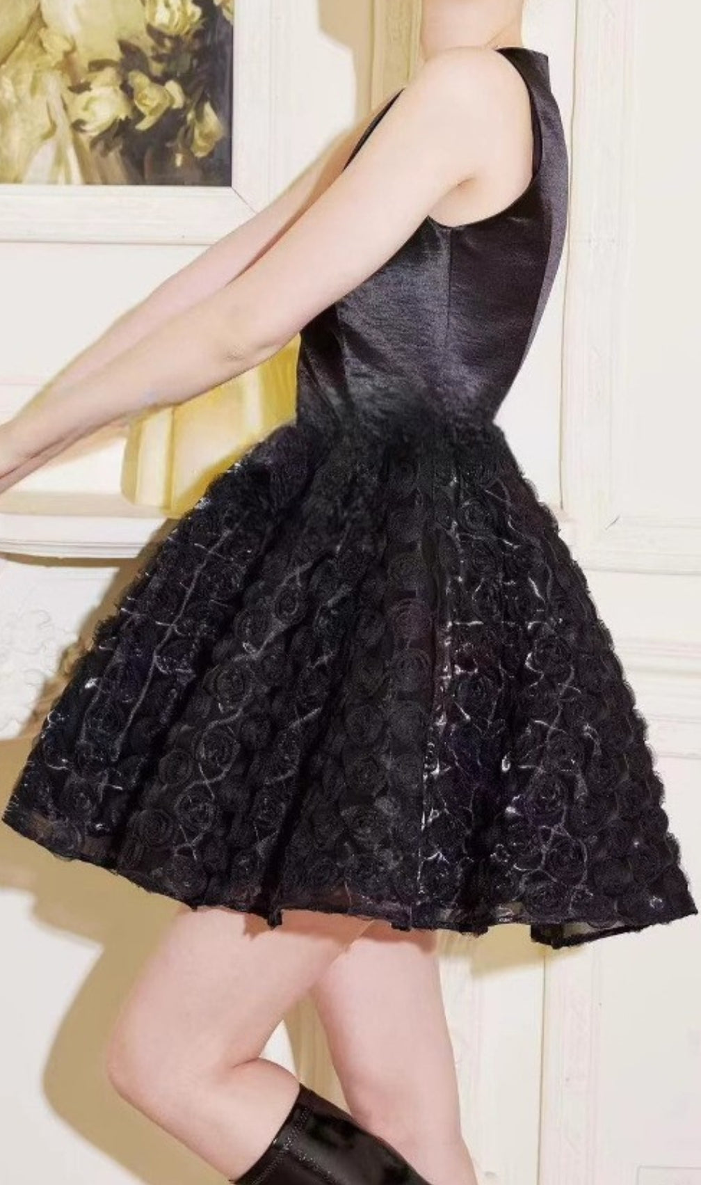 Darla Flower Sleeveless Mini Dress