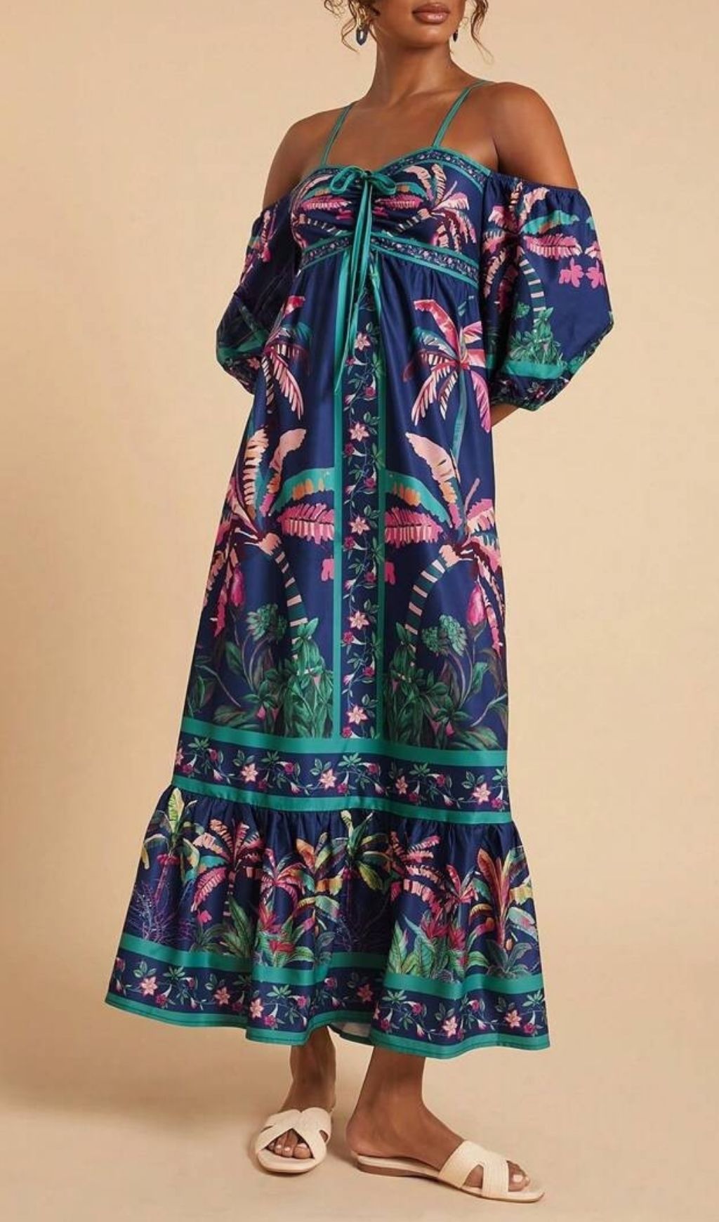 Laksha Printed Maxi Dress
