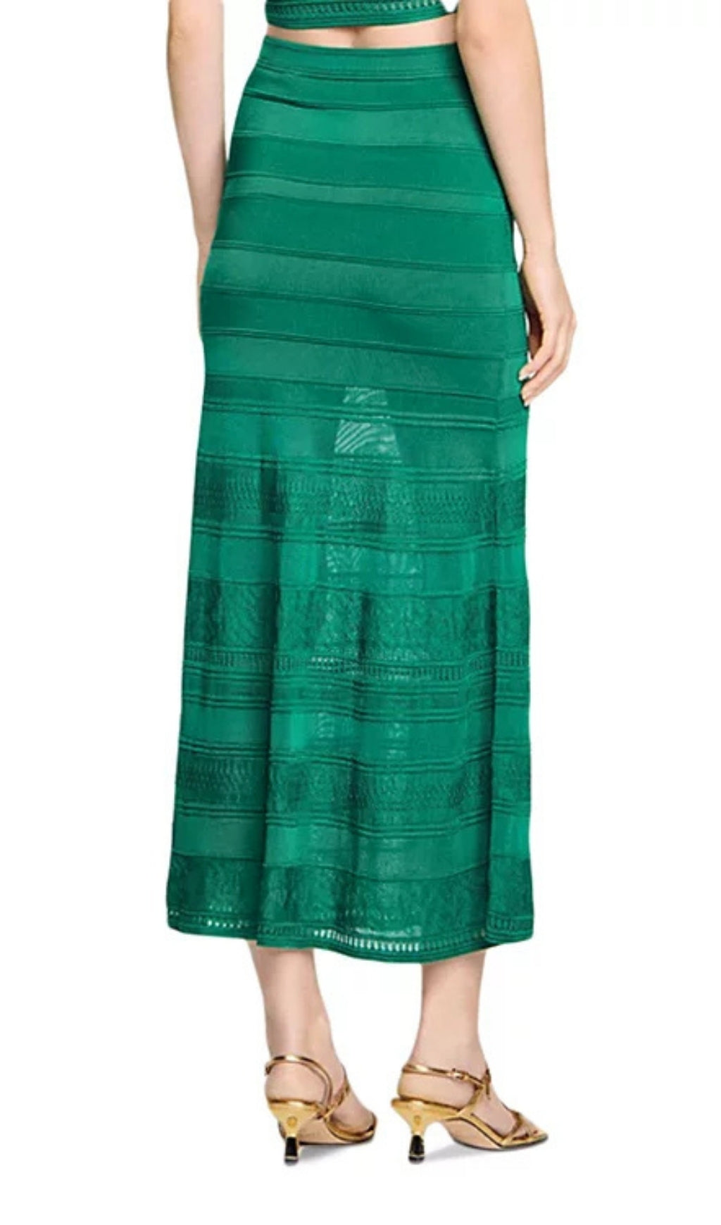 Decorative Knit Maxi Skirt