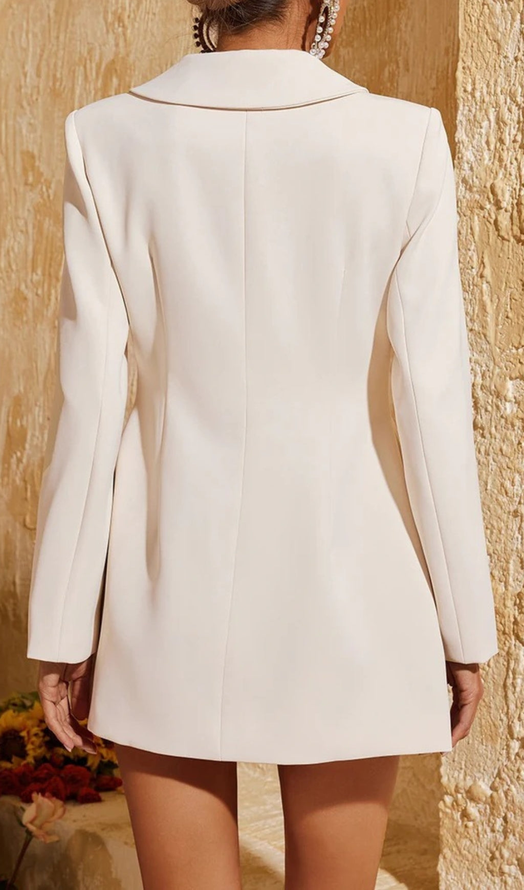 Caelthar Long Sleeve Button Up Flower Blazer