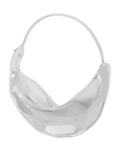 Modern Sculptural Gold Hoop Earrings for Women | Unique Wavy Design