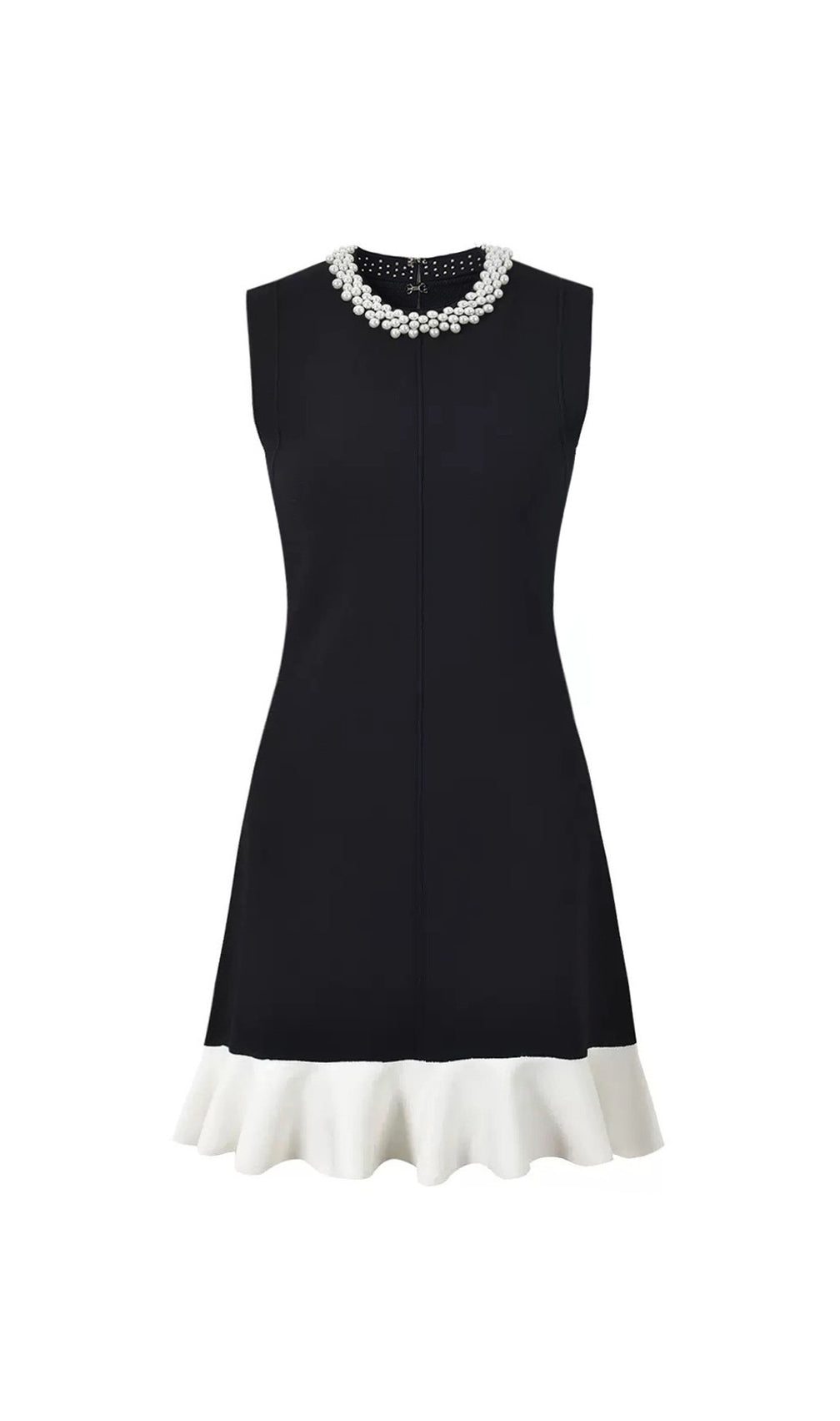Ernie Black Bead Mini Dress