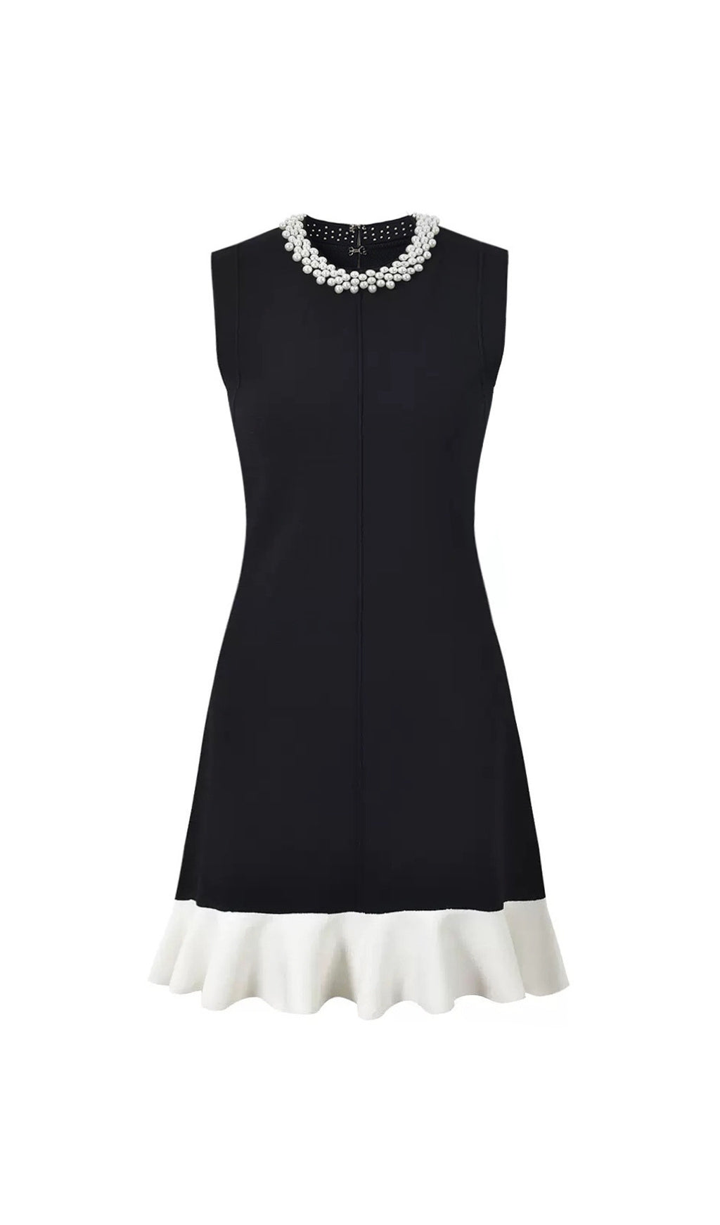 Ernie Black Bead Mini Dress