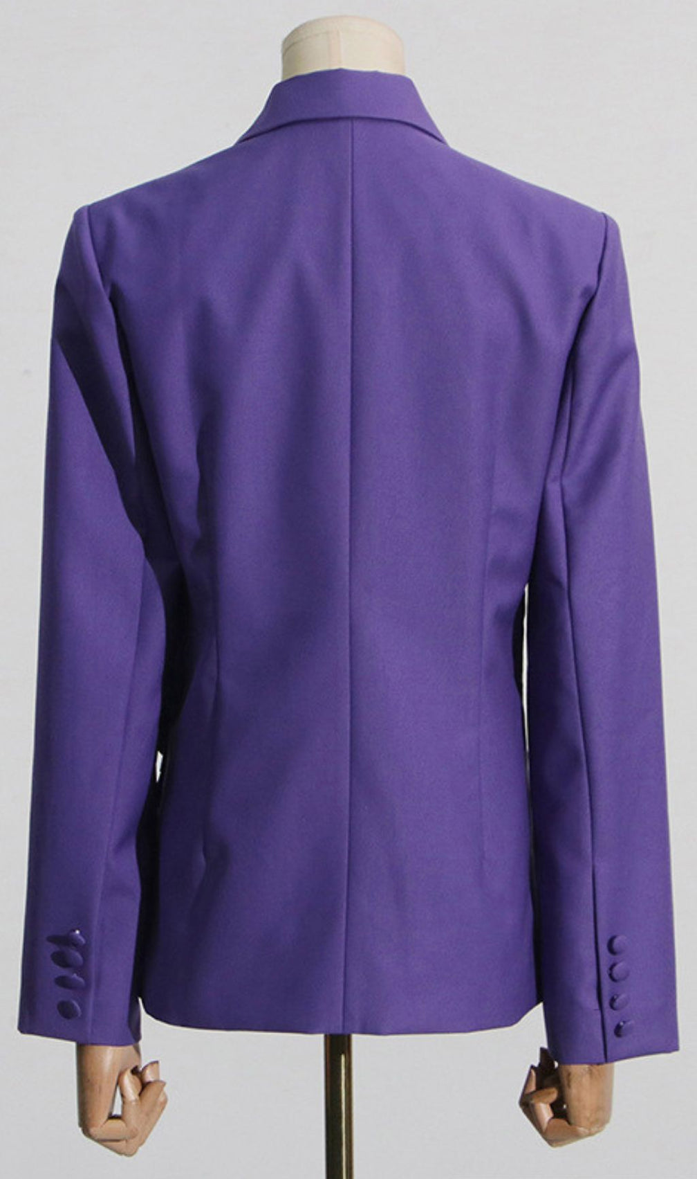 Idony Purple 3D Flower Blazer - Bold Floral Chic for Women