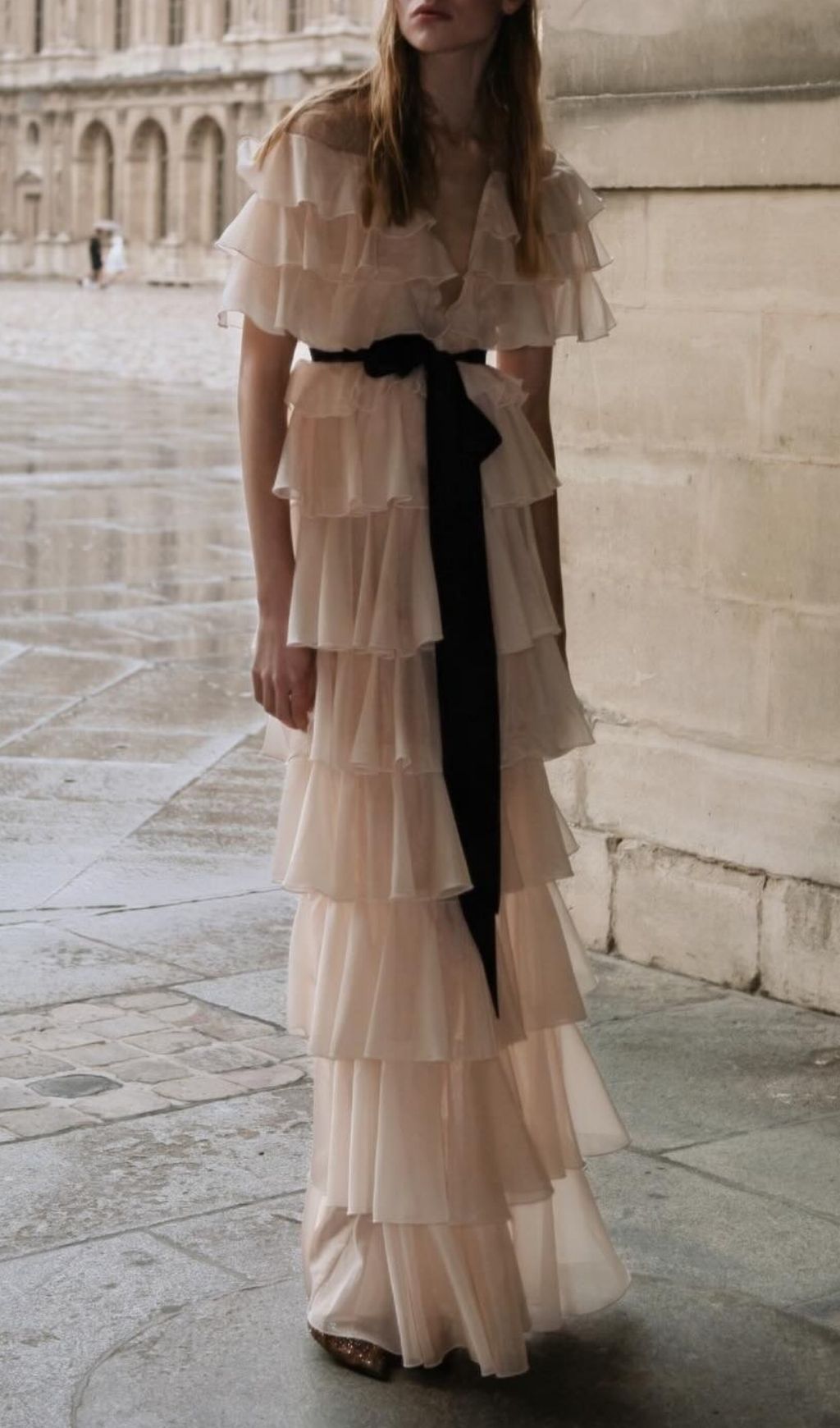 Kondo Ruffle Layered Maxi Dress