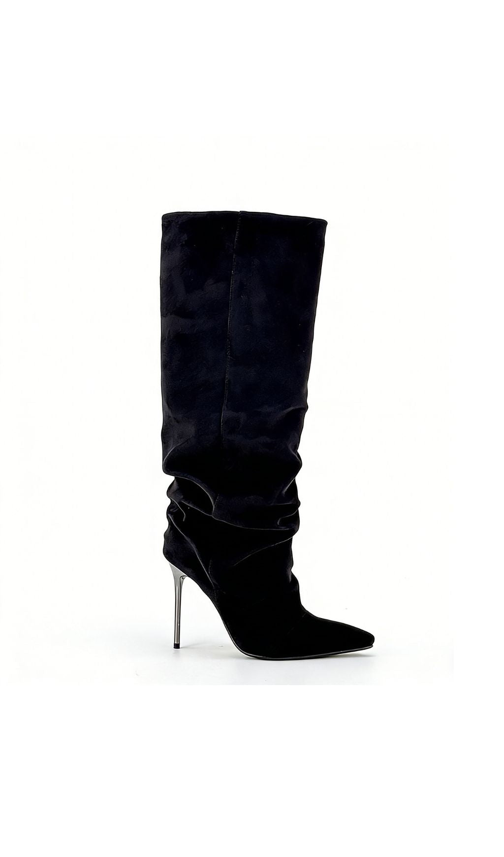 Kasie Leopard Print Slouch Stiletto Knee-High Boots - Women's Glamour