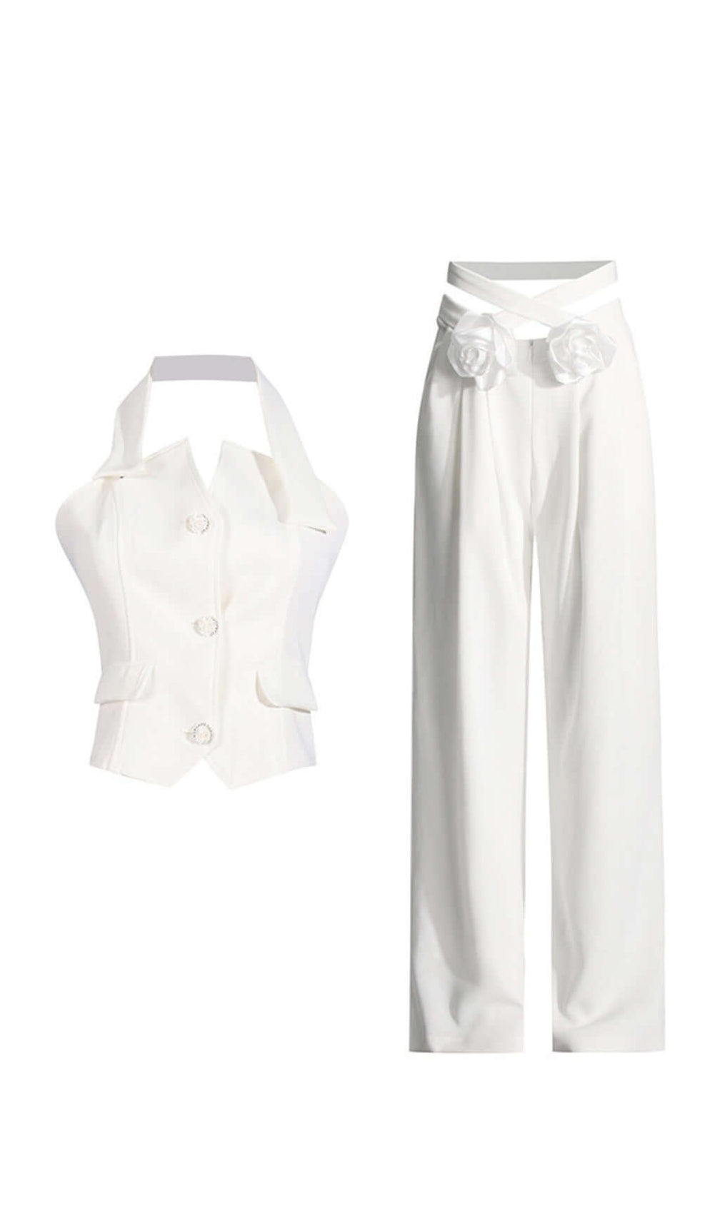 Anaphora Flower Trouser Set