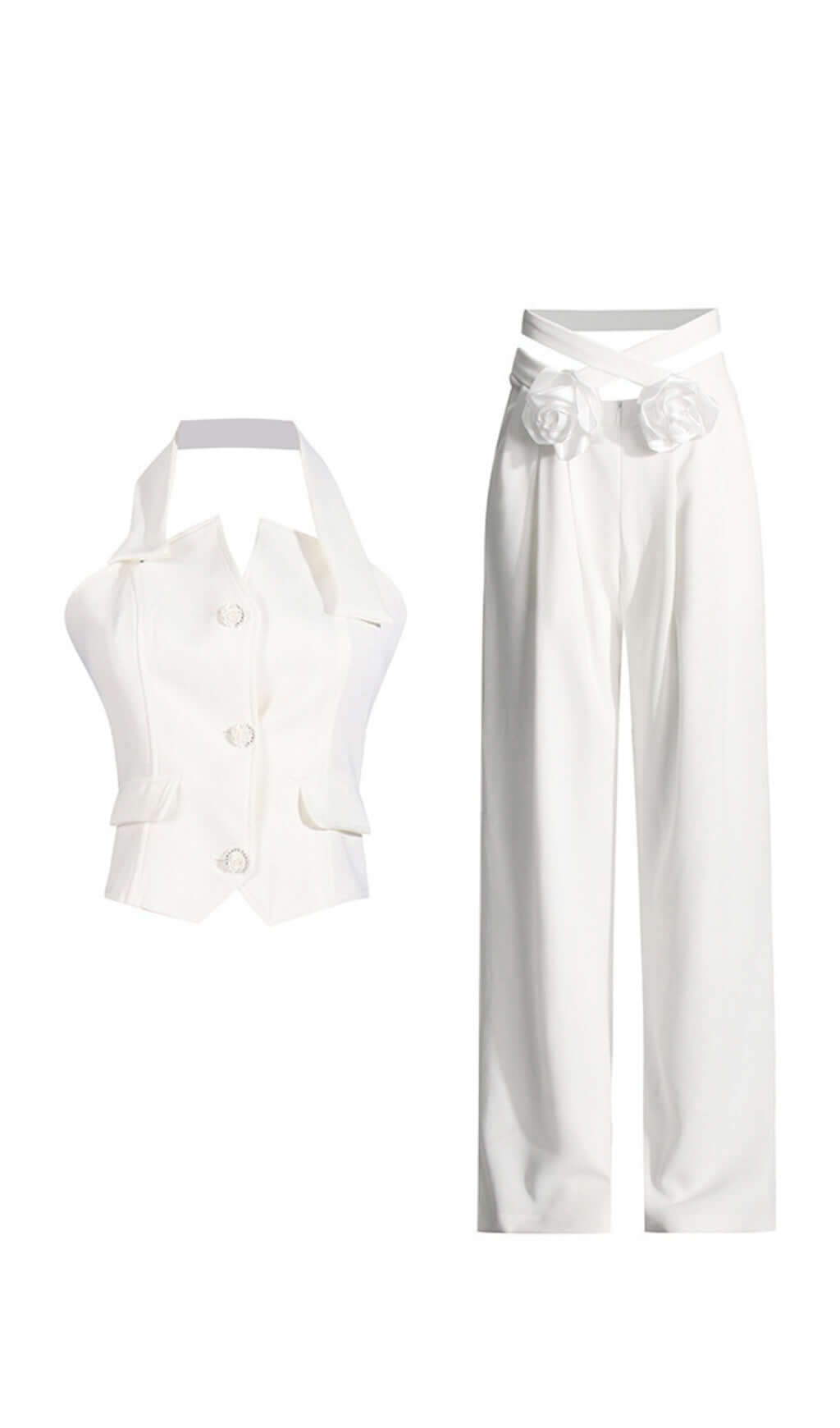 Anaphora Flower Trouser Set