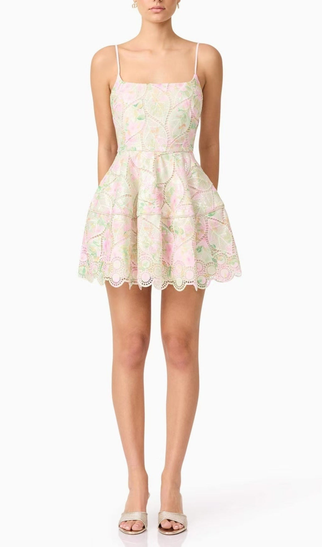 Fujiko Strappy Floral Mini Dress