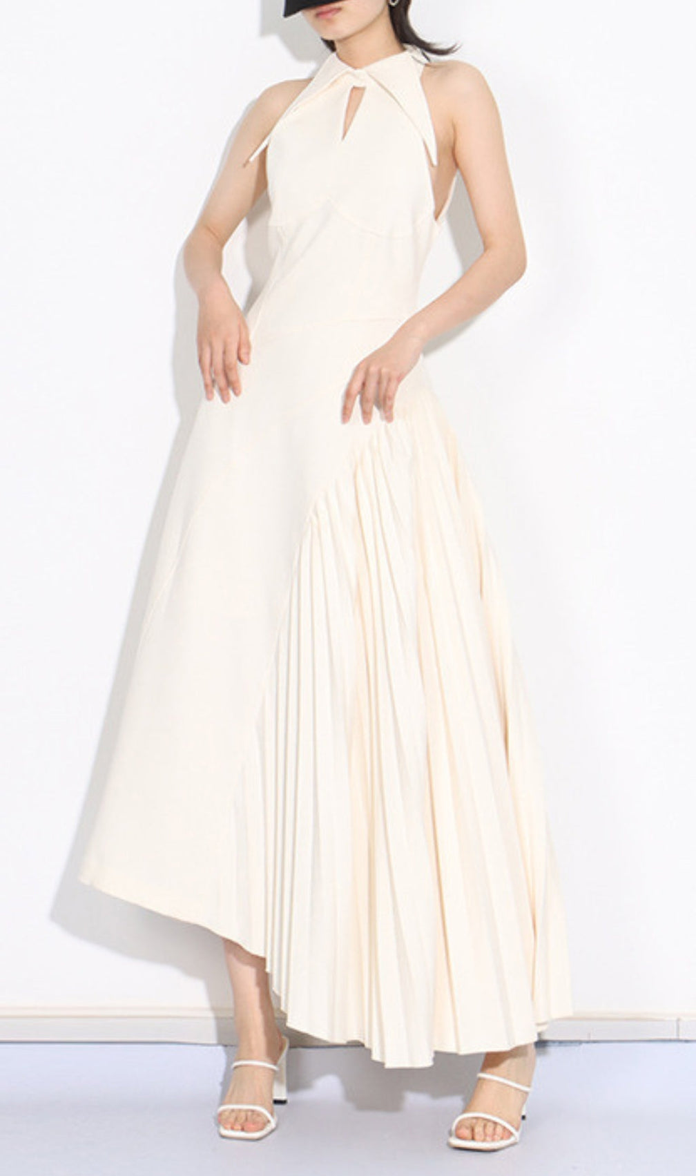 Arazoa Halter Ruched Maxi Dress