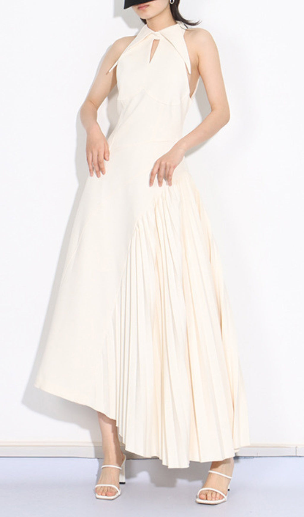 Arazoa Halter Ruched Maxi Dress