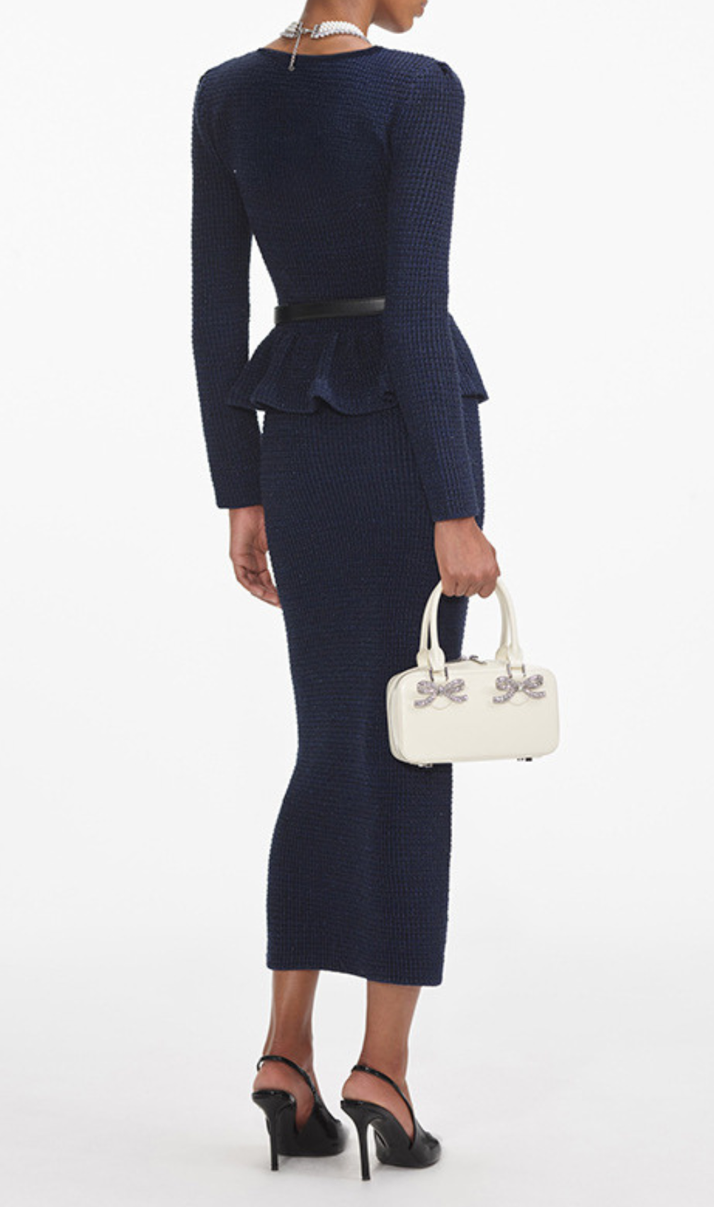 Hinako Navy Two-Piece Set