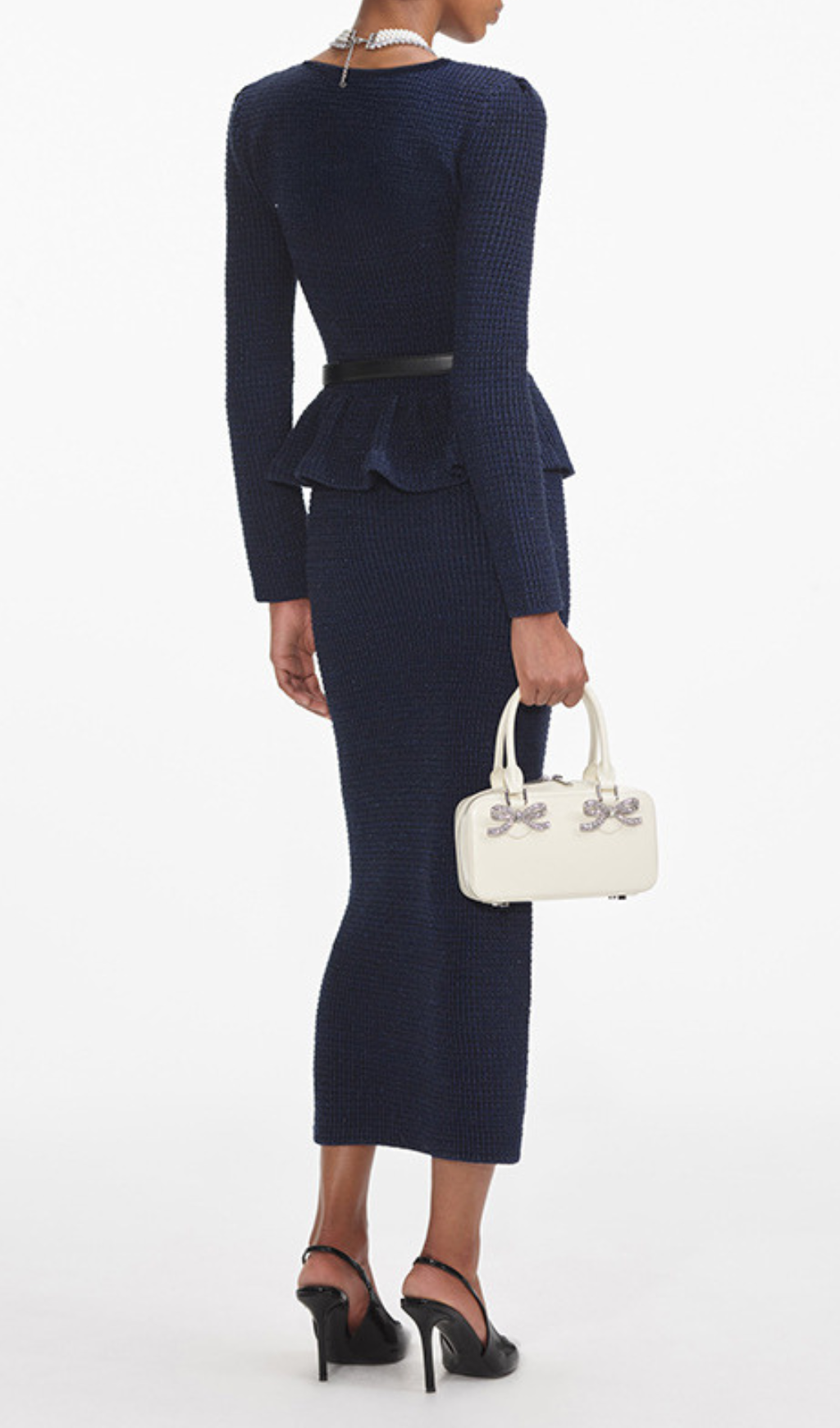 Hinako Navy Two-Piece Set