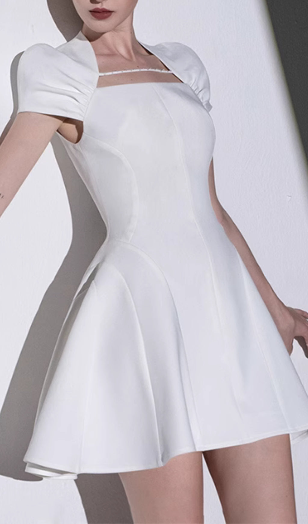 Chaela White Mini Dress