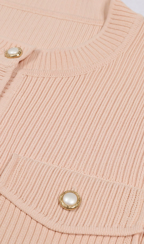 Elliot Knit Long Sleeve Skirt Set