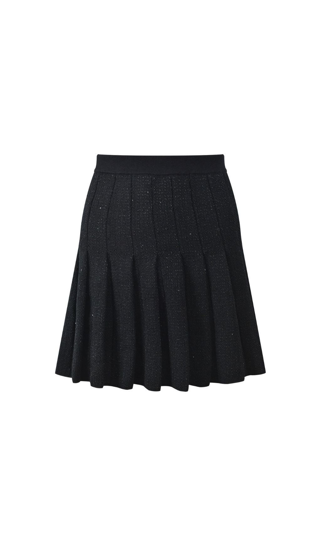 Chic Sparkle Tweed Pleated Mini Skirt | Day-to-Night Style
