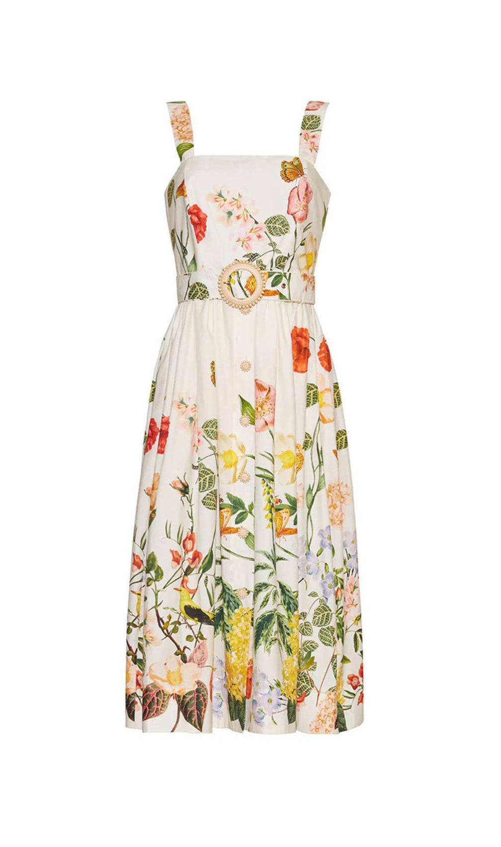 Ezria Floral Printed Midi Dress