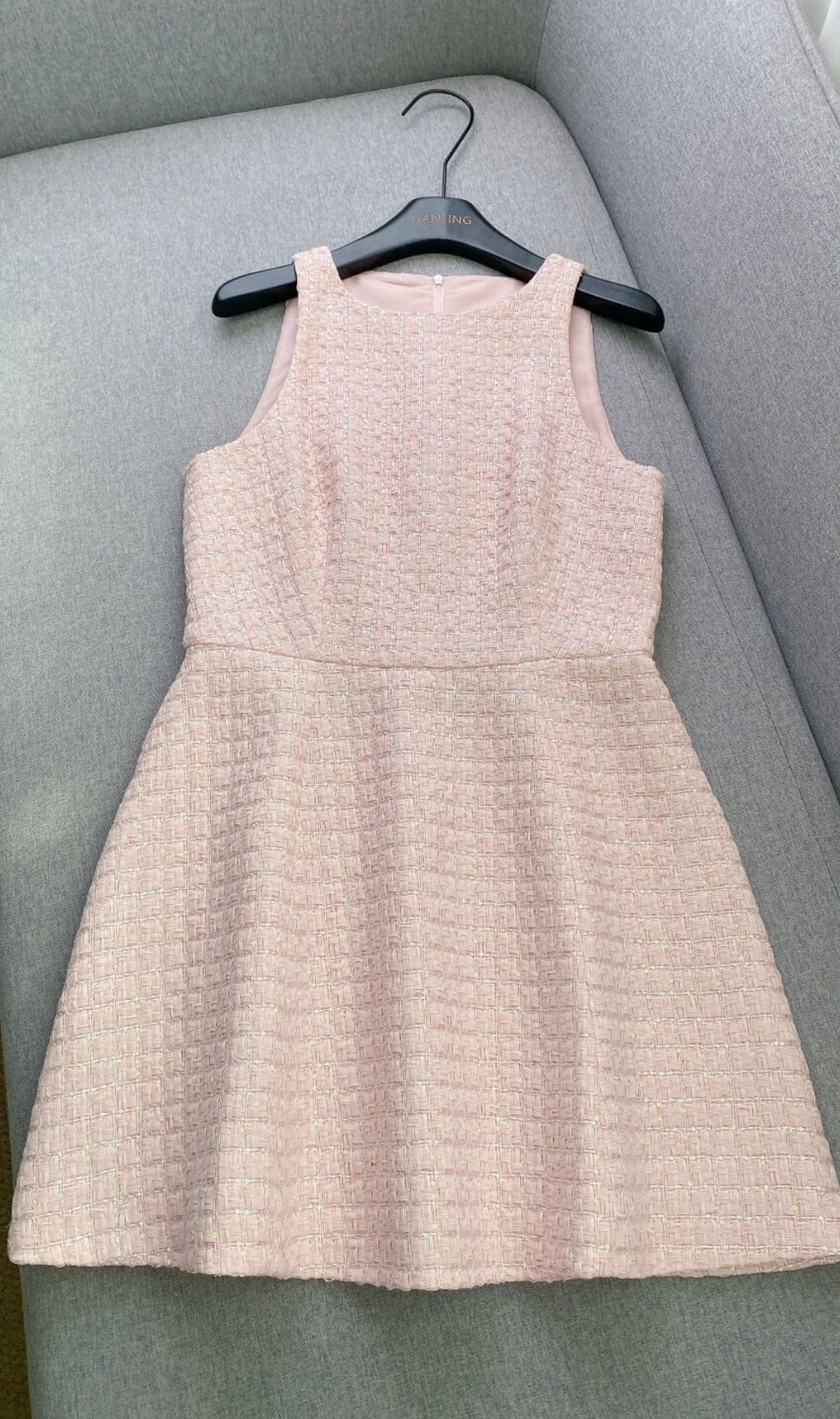 Pink Sequin Short Dress