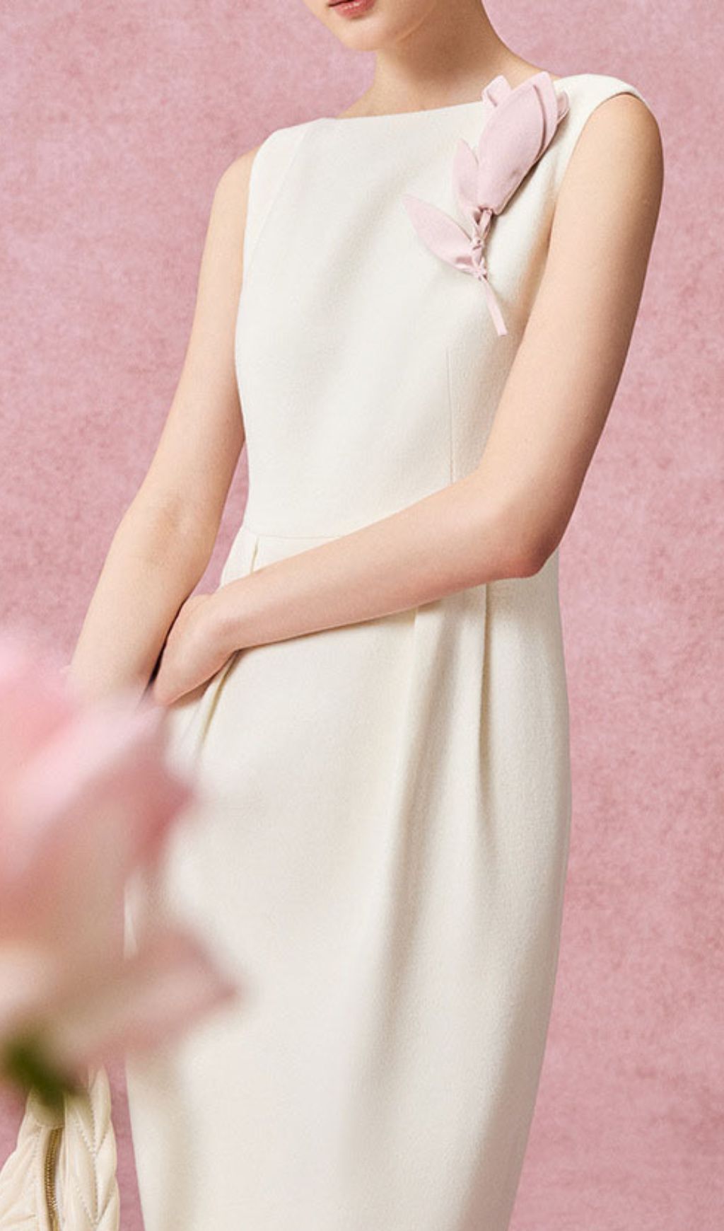 Geri Sleeveless Decor Midi Dress