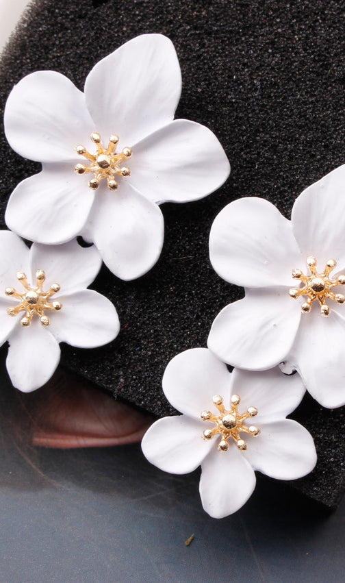 Double Flower Earrings