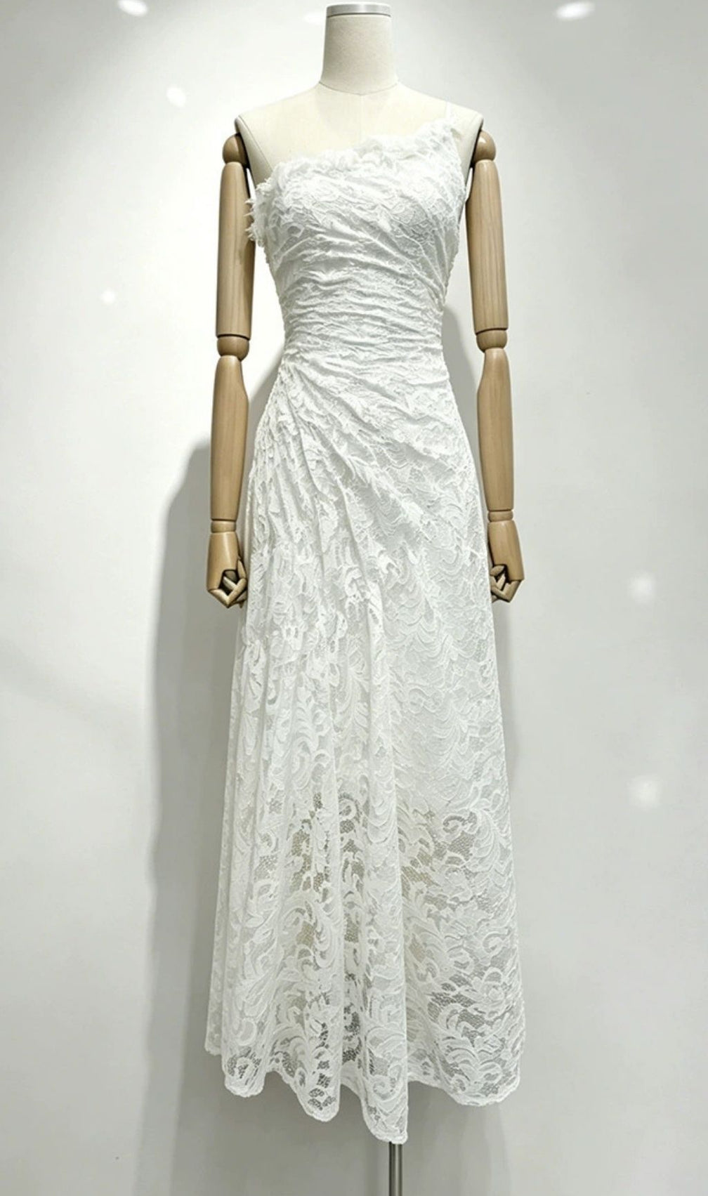Kory White Lace Maxi Dress
