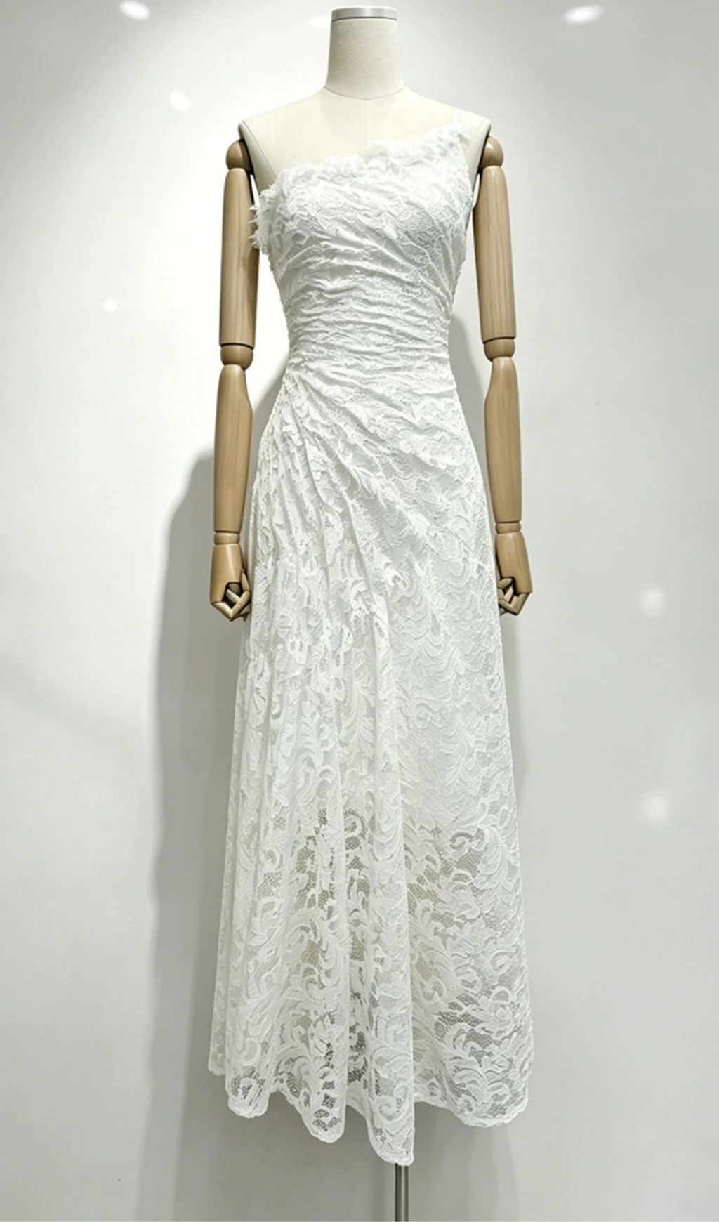 Kory White Lace Maxi Dress