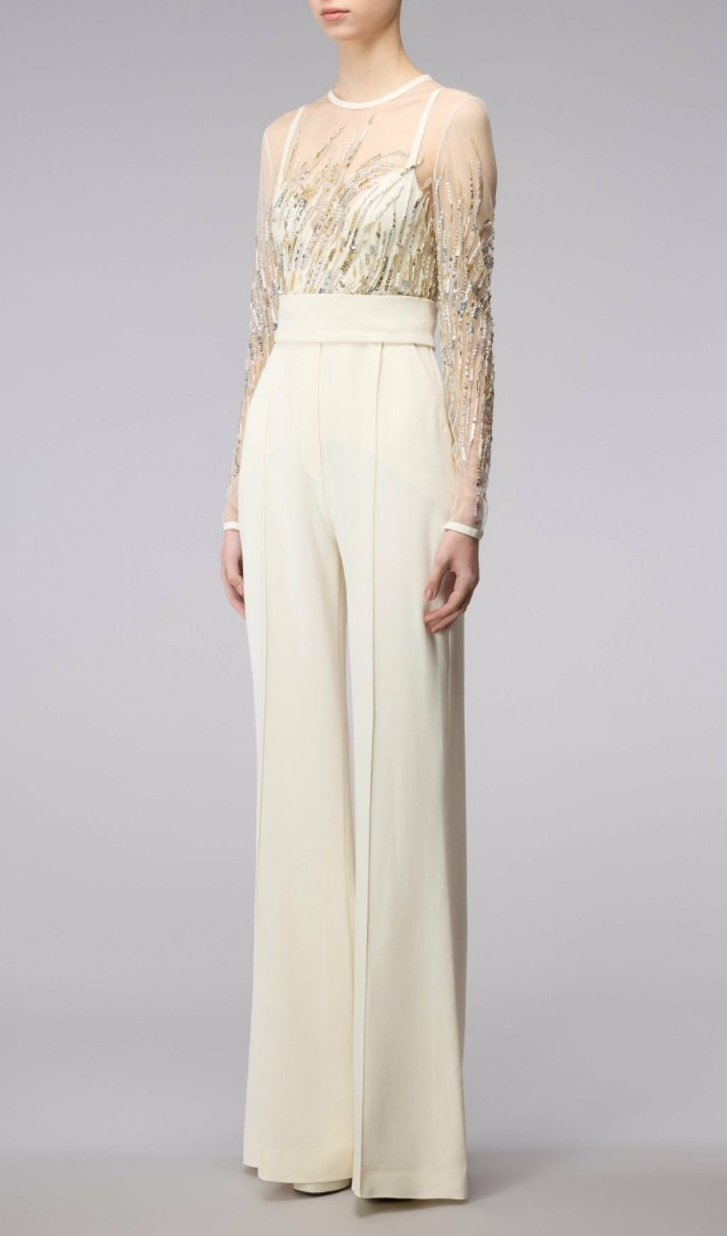 Adrina Bead Embroidered Jumpsuit