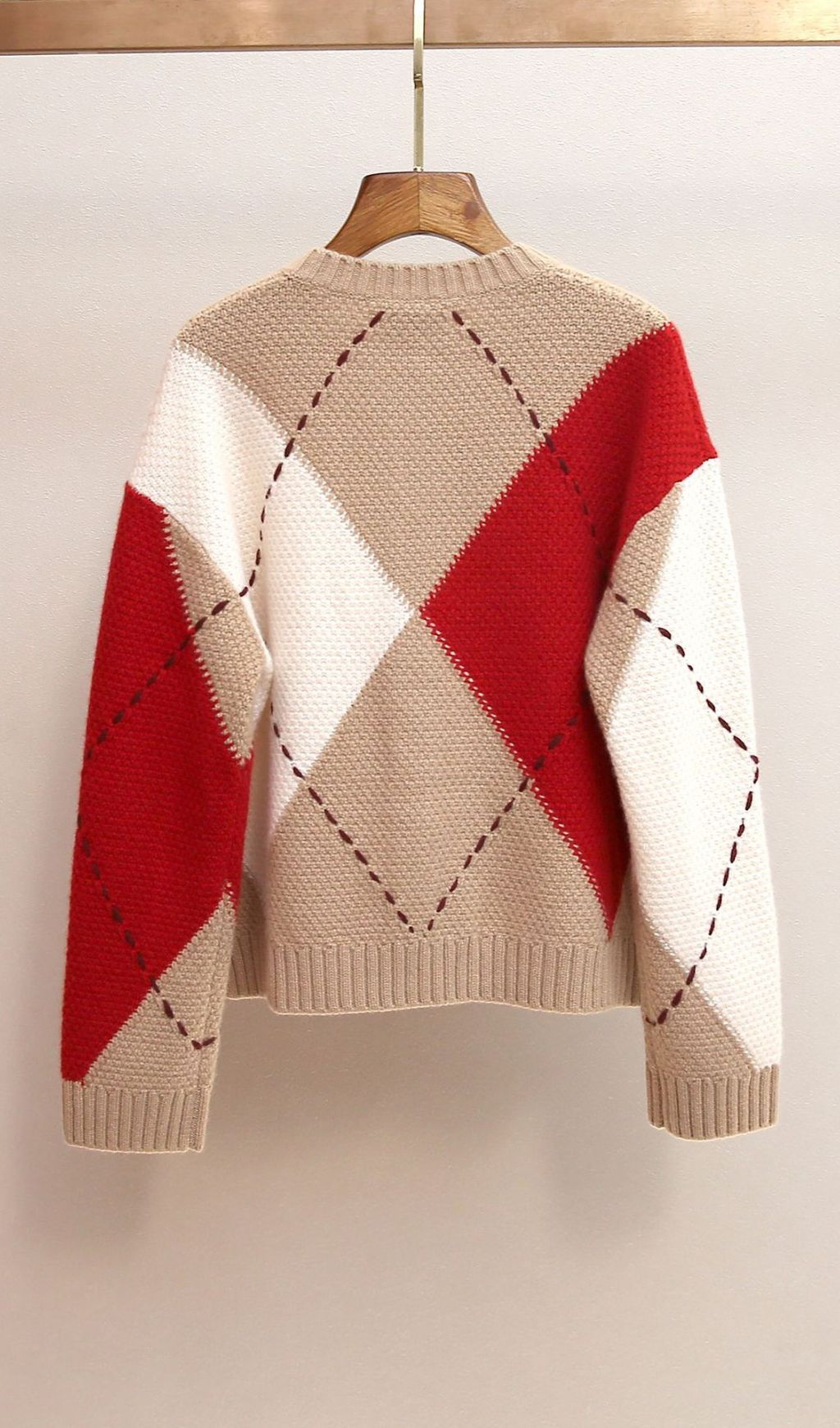 Juno Chic Color-Block Knit Cardigan for Women – Cozy Statement Sweater
