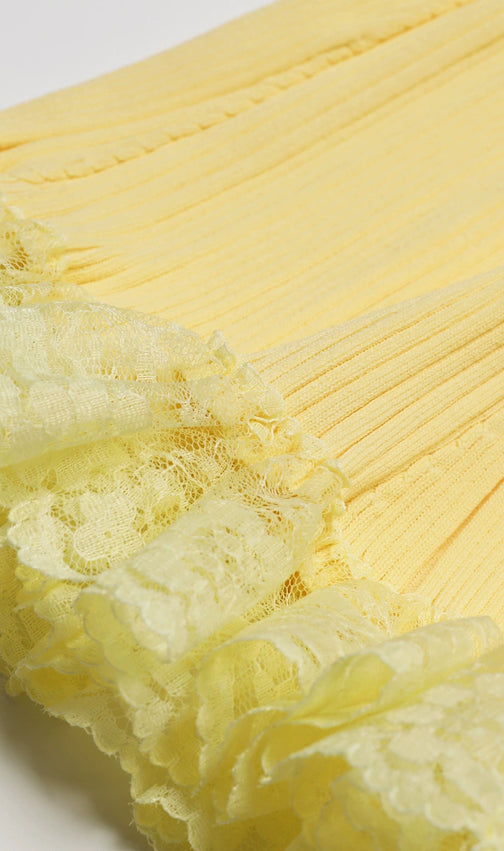 Farrah Knitted Lace Midi Dress