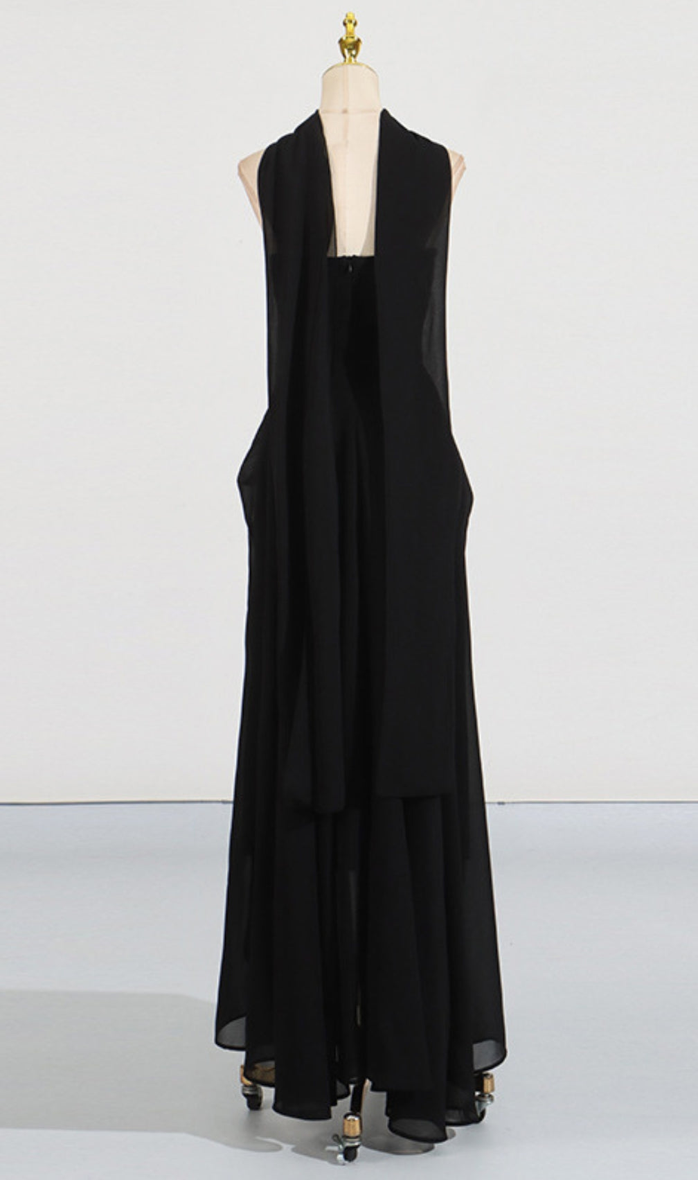 Devan Black Embellished Maxi Dress