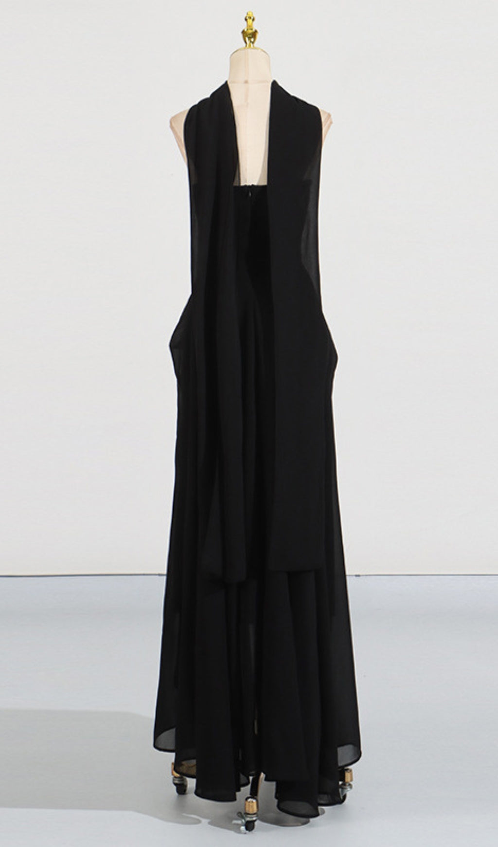 Devan Black Embellished Maxi Dress