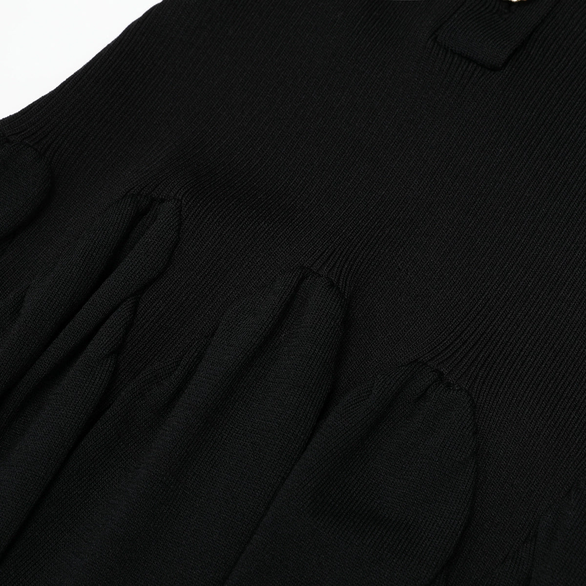 Kimi Black Sleeveless V-neck Knit Maxi Dress