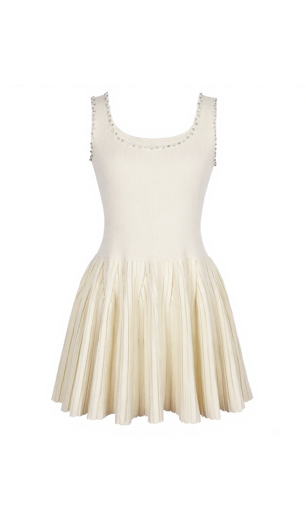 Greydon Diamante Knit Mini Dress