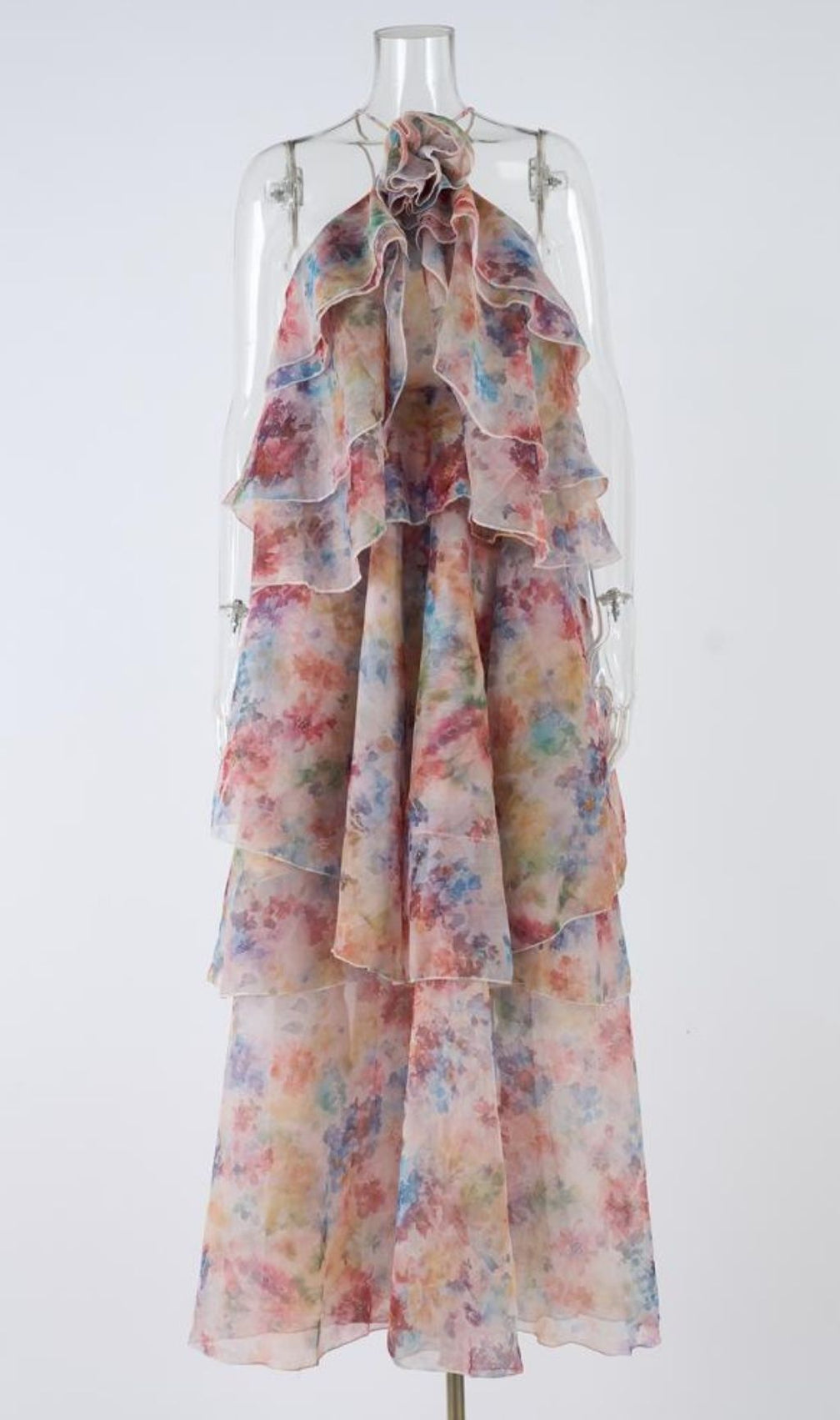 Lalitha Halter Printed Maxi Dress