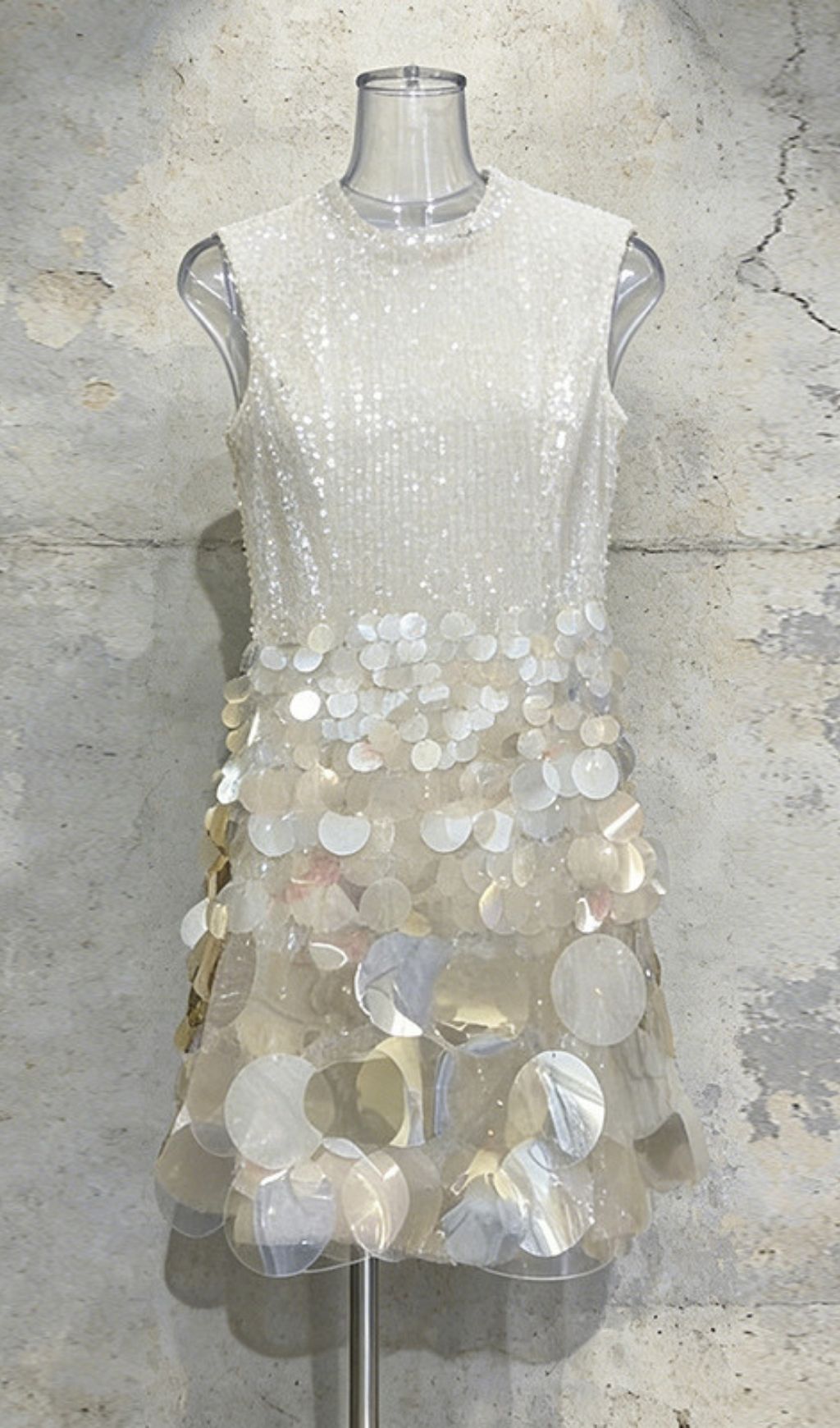 Keani Iridescent Sequin Sleeveless Mini Dress - Sparkle & Shine
