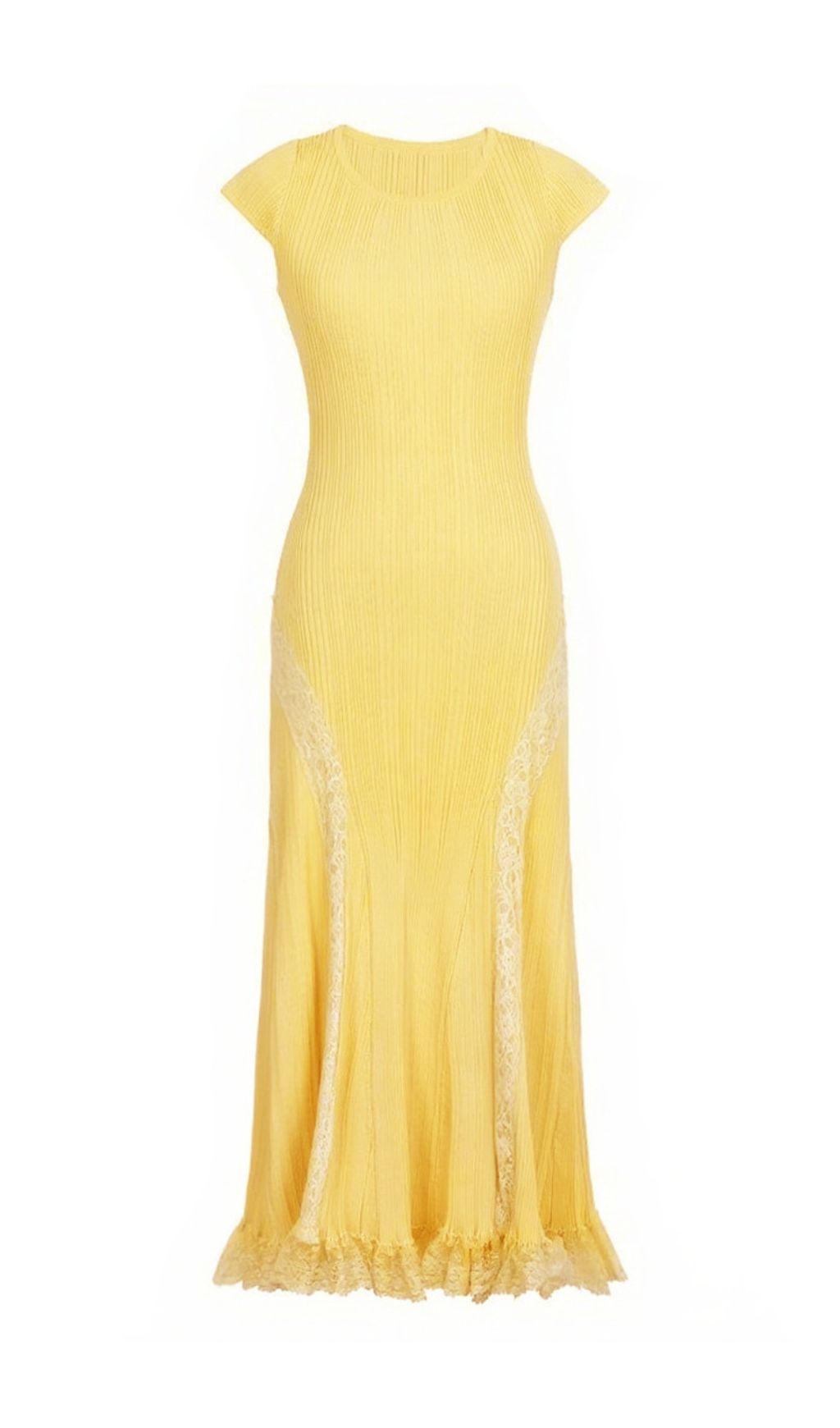 Farrah Knitted Lace Midi Dress