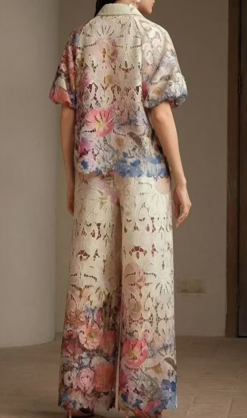 Gayora Flower Printed Two-Piece Set